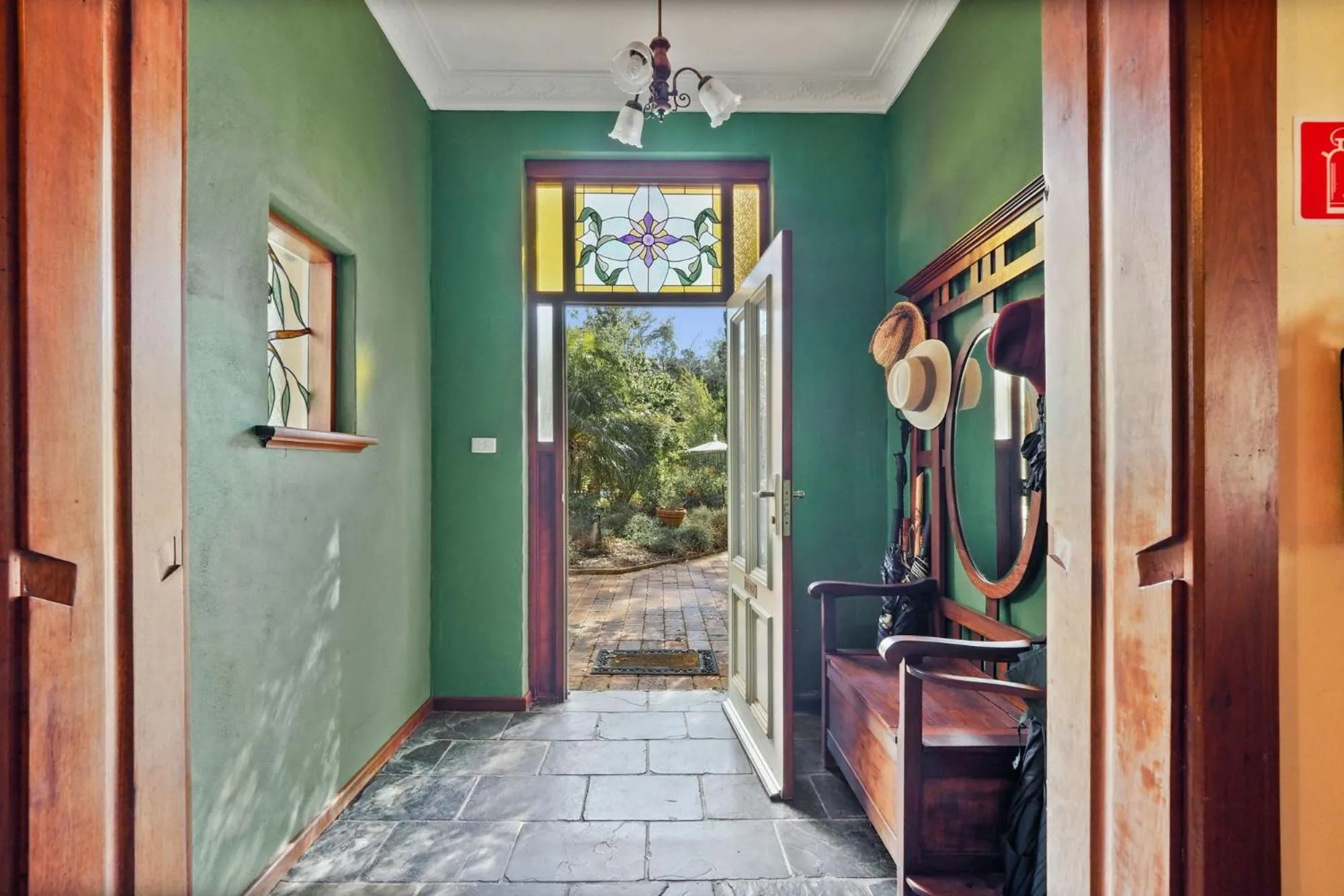 Facade/entrance in Holberry House