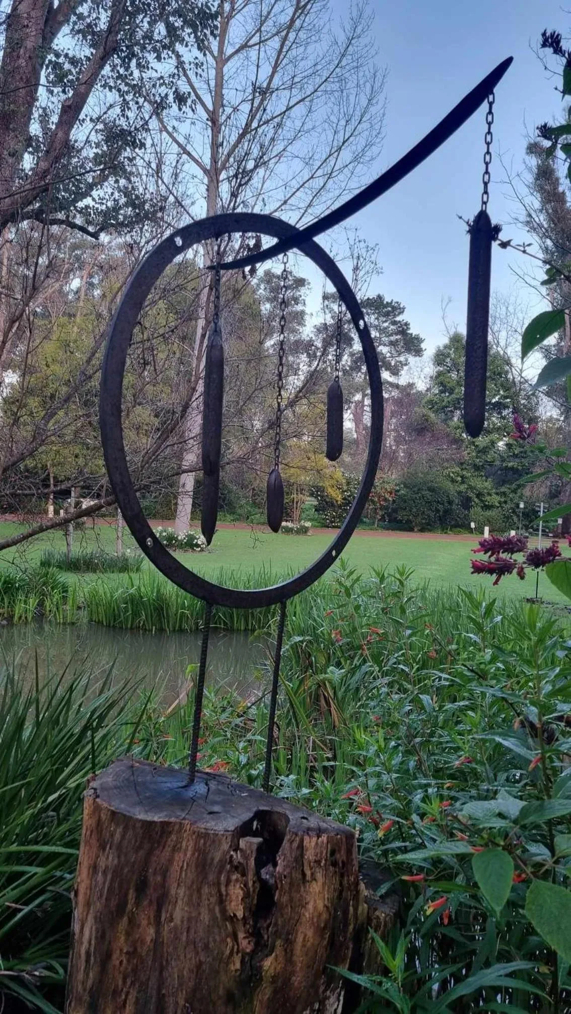 Garden view in Holberry House