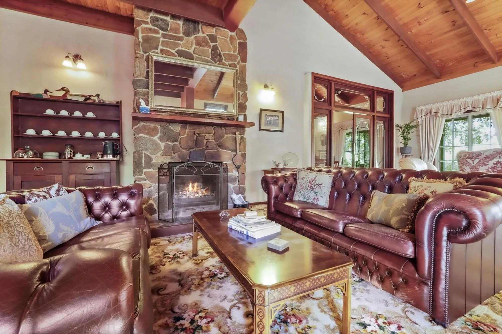 Living room in Holberry House