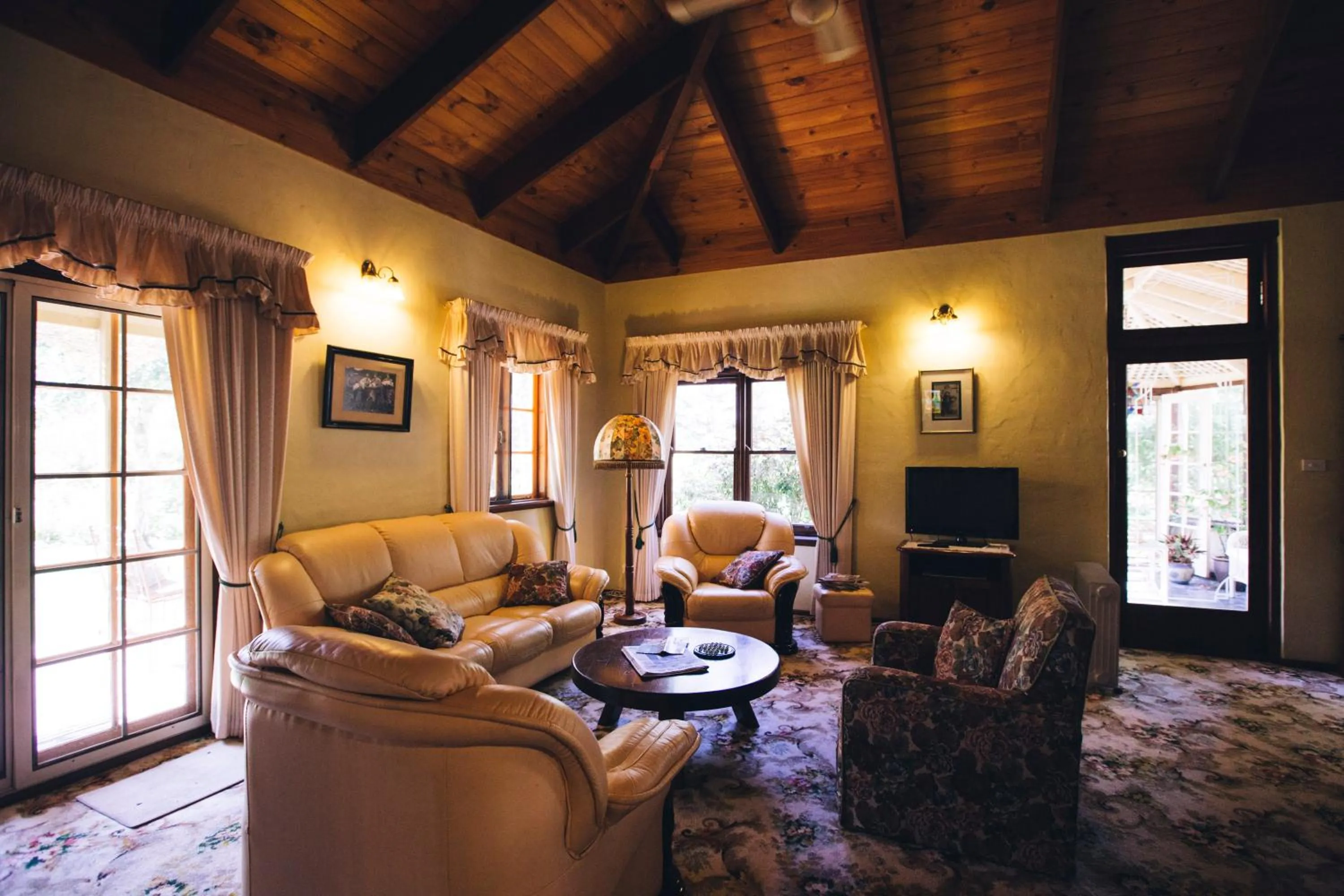 Living room in Holberry House