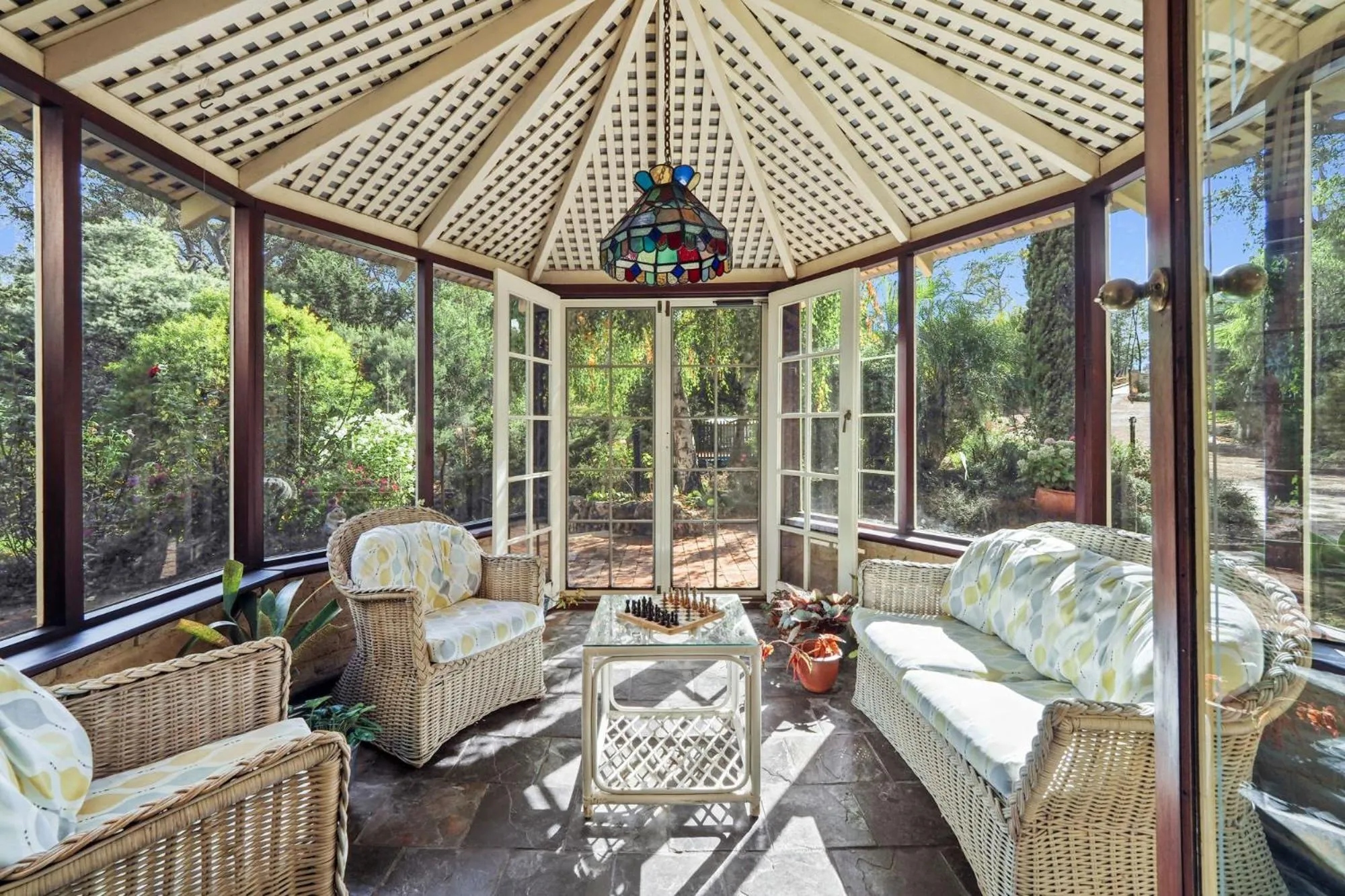 Seating area in Holberry House