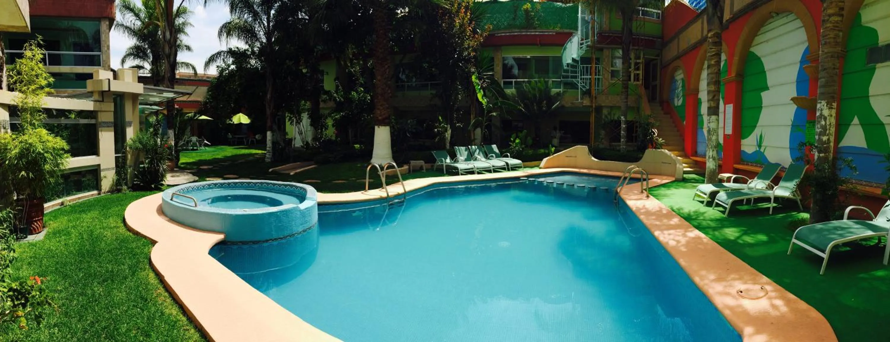 Patio in Hotel Cuellar