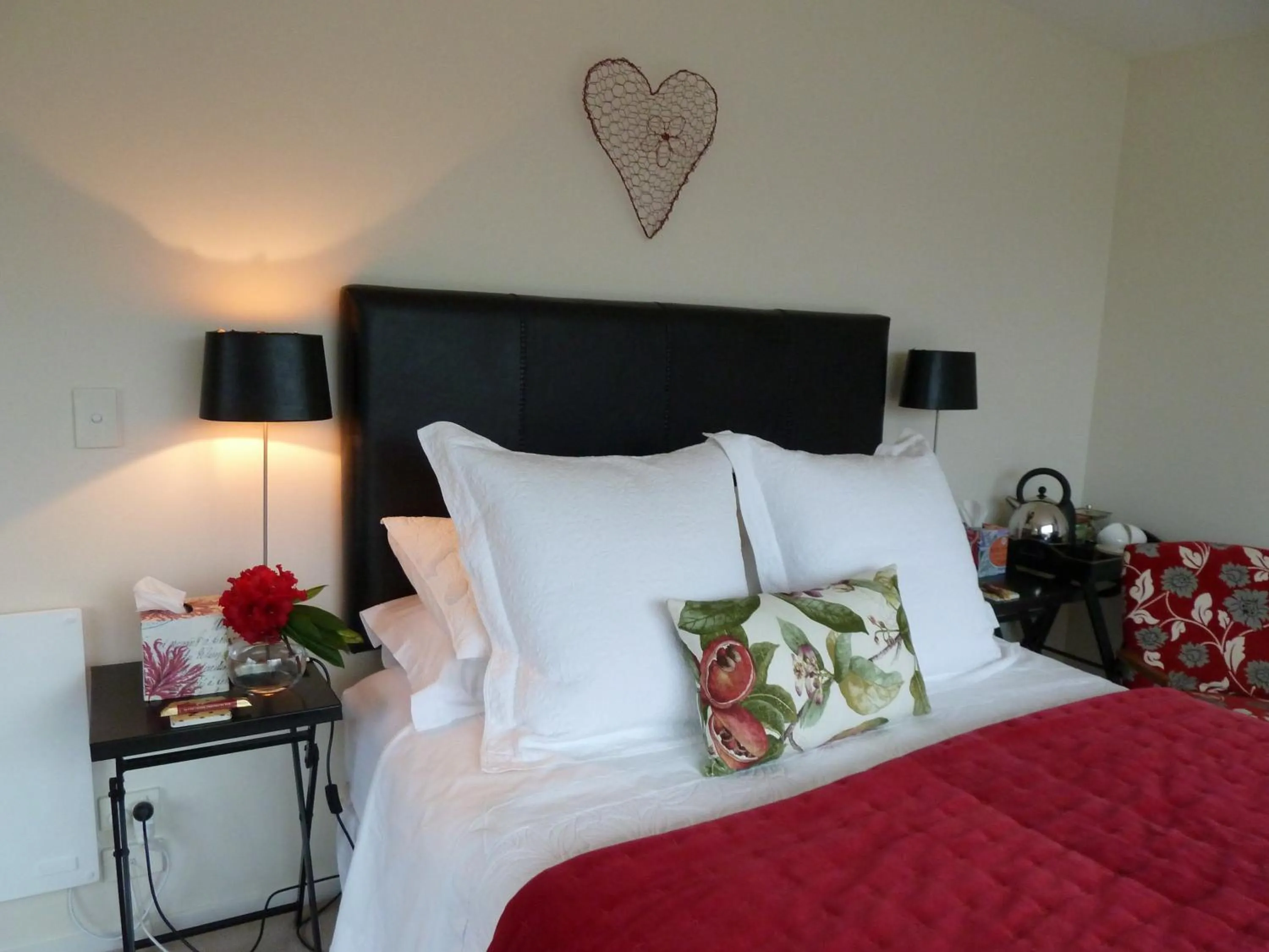 Bed in L'abri Bed and Breakfast