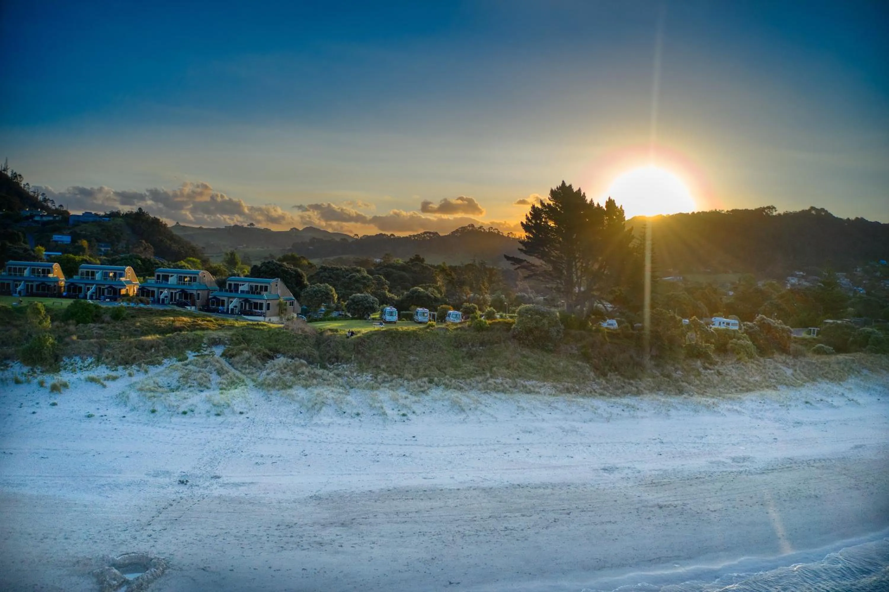 Natural landscape in Hahei Beach Resort