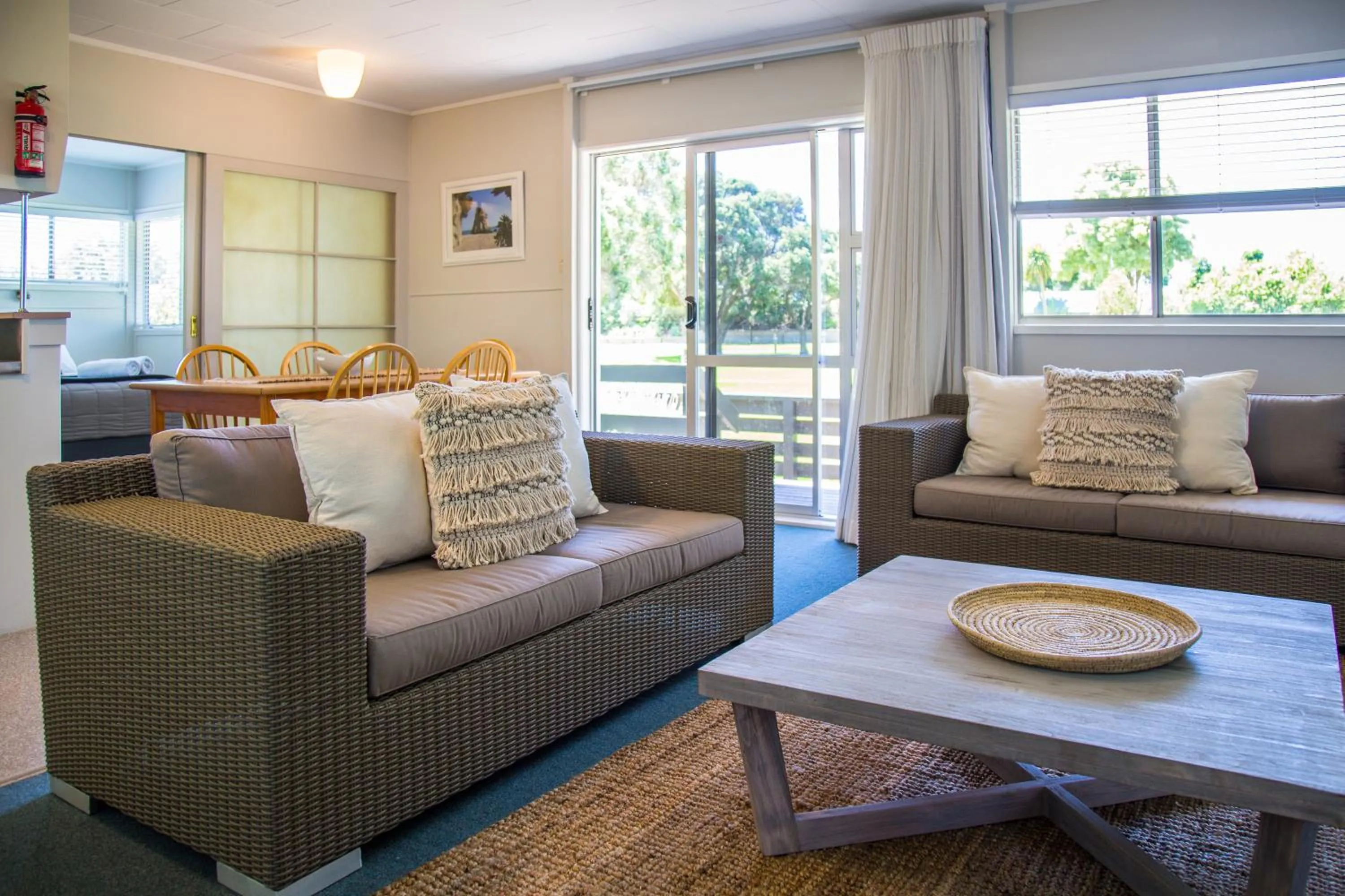 Patio in Hahei Beach Resort