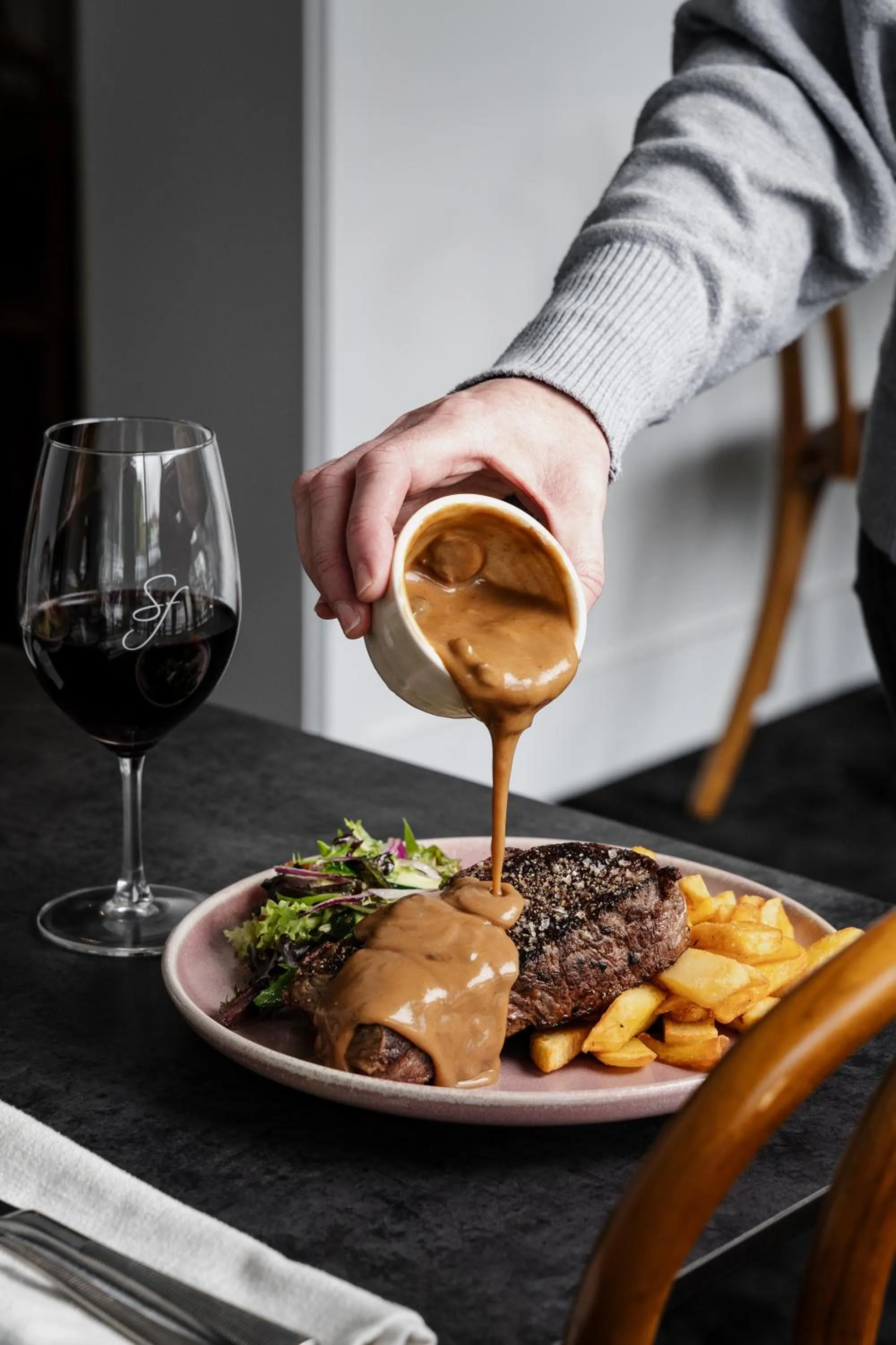 Food and drinks in St Francis Winery