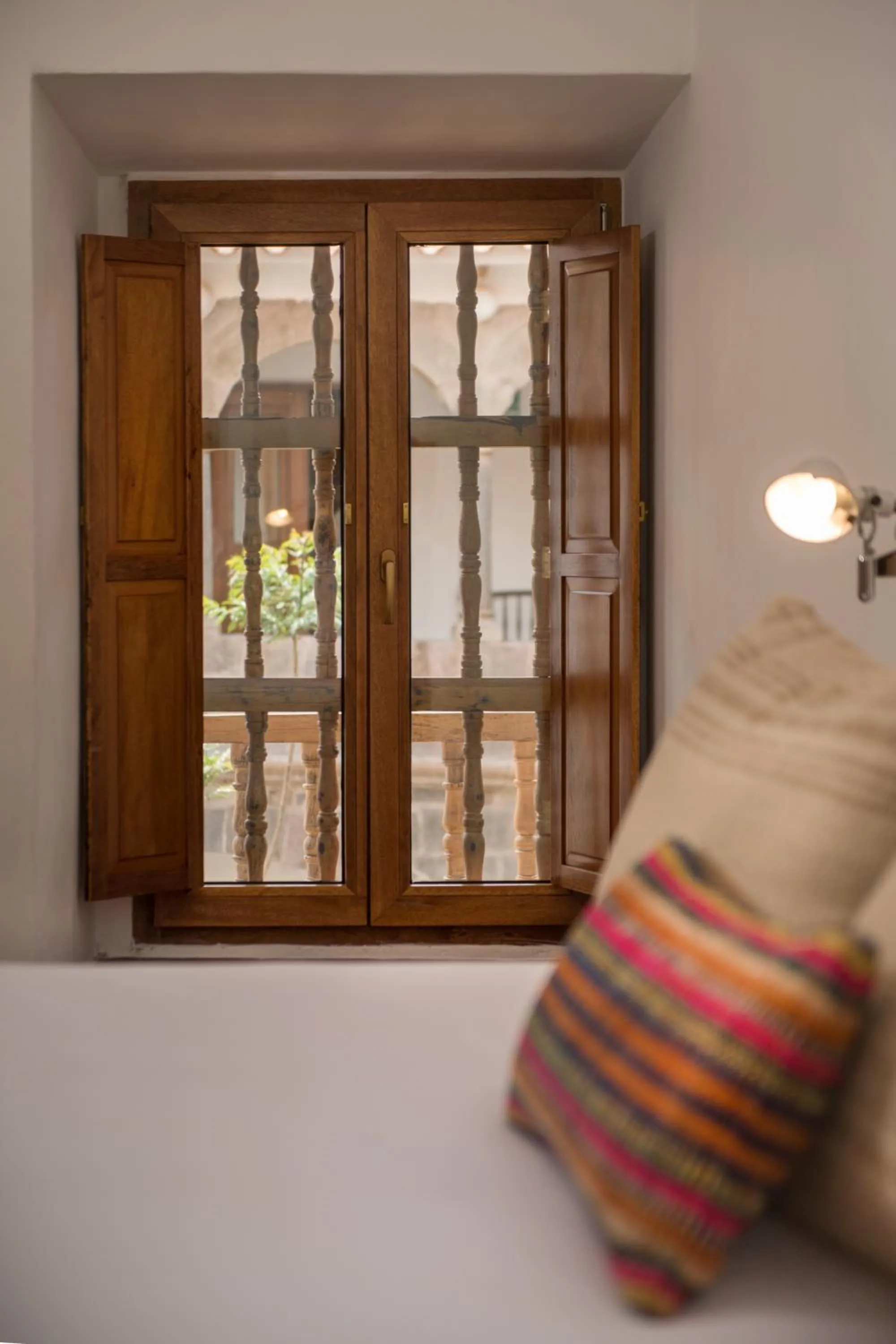 Decorative detail, Bed in Casa Clara by Ananay Hotels