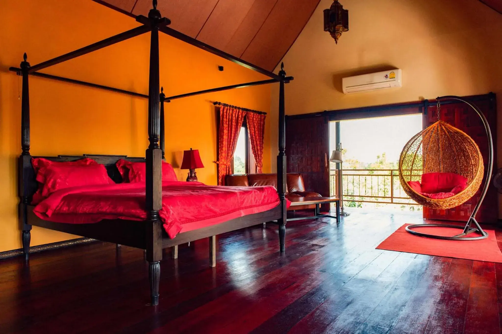 Bed in Nakara Villas & Glamping Udon Thani Bed in Nakara Villas & Glamping Udon Thani
