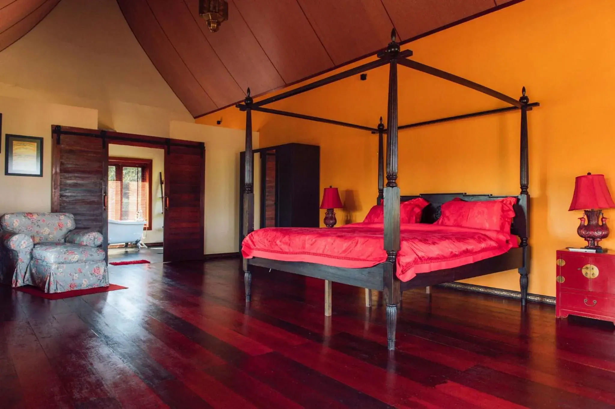 Bed in Nakara Villas & Glamping Udon Thani Bed in Nakara Villas & Glamping Udon Thani