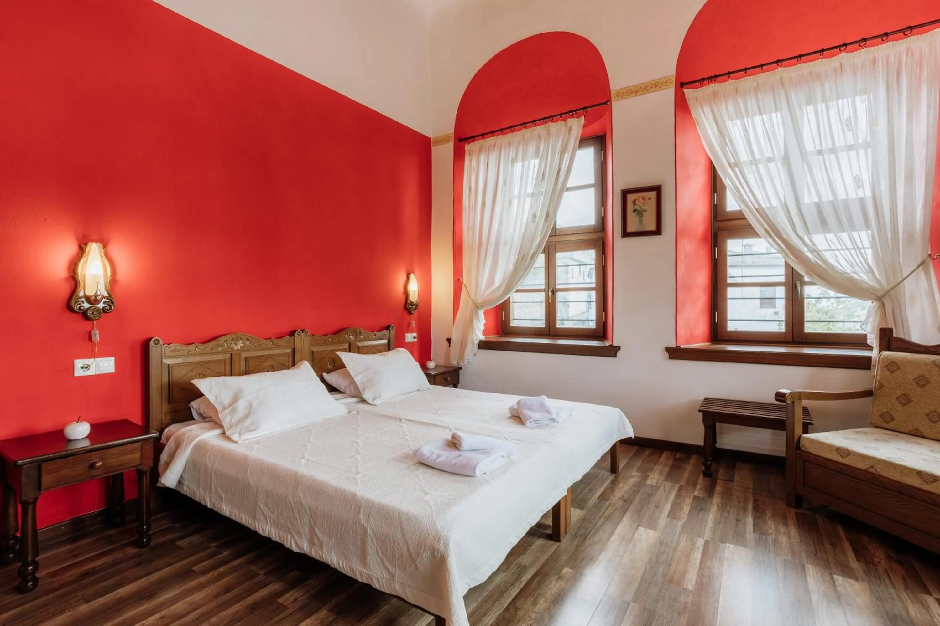 Bed in Archontiko Kantartzi