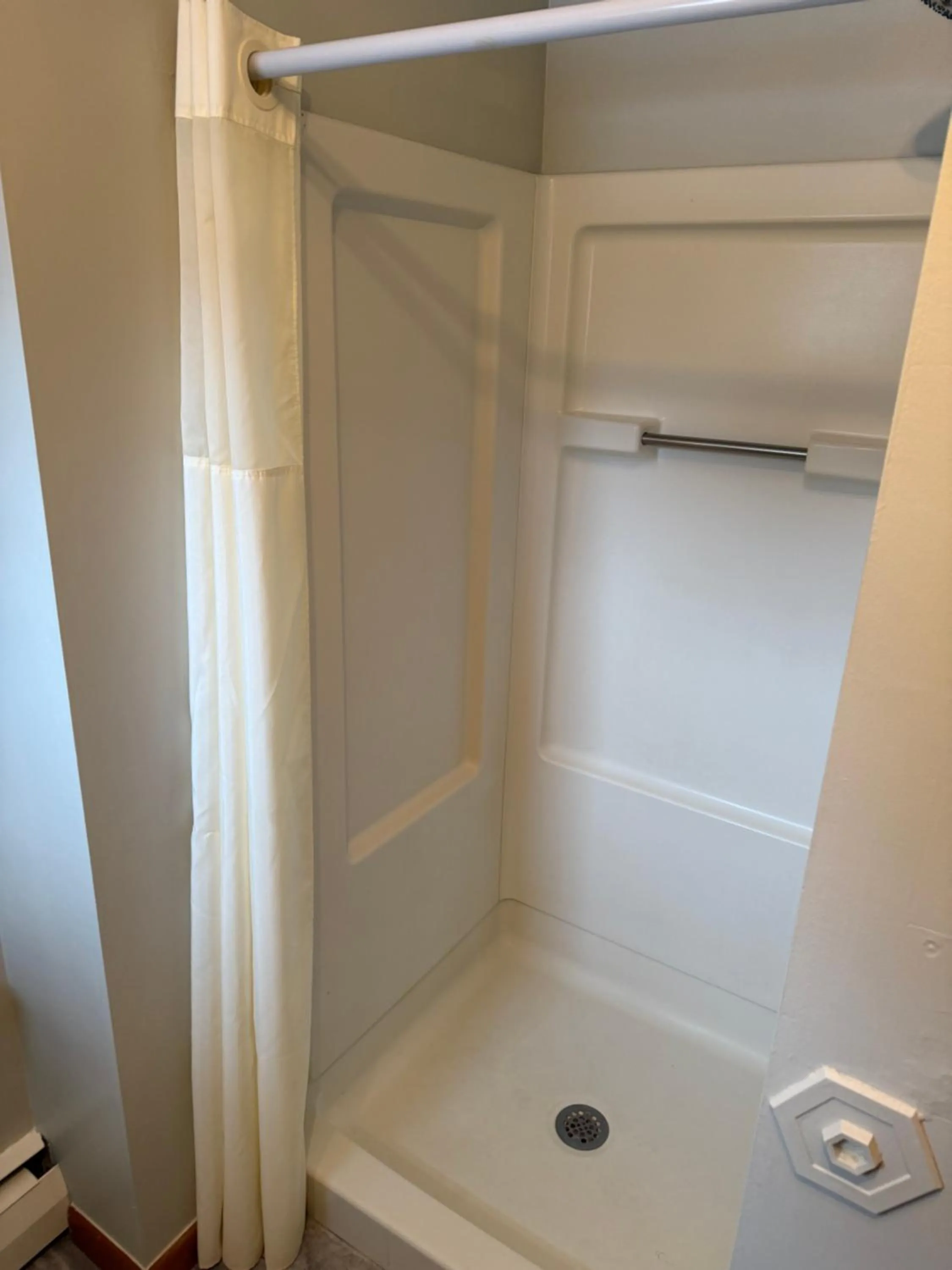 Shower in Colton Point Motel