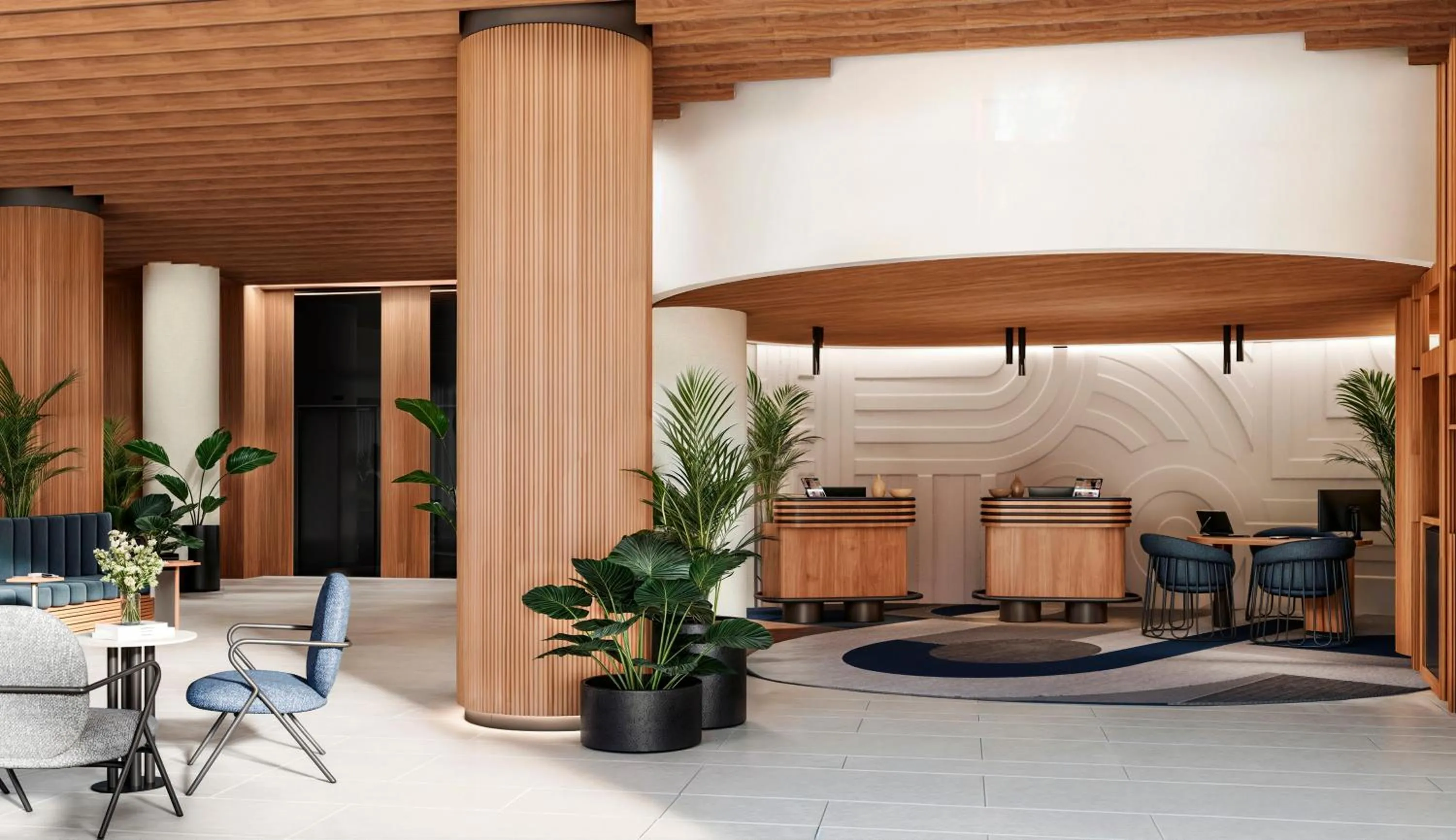 Lobby or reception in Barceló Santa Cruz Contemporáneo