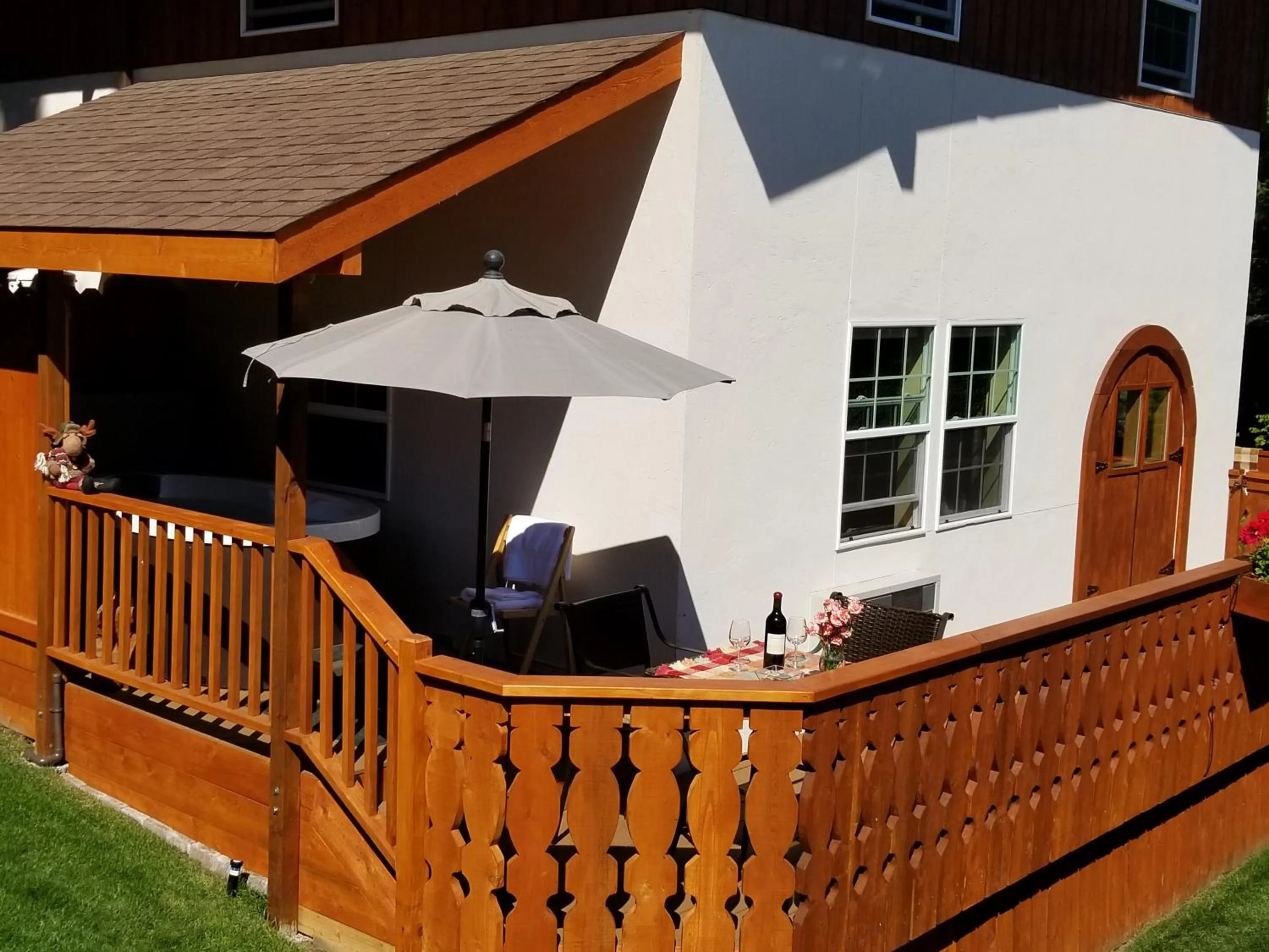 Hot Tub in Haus Hanika