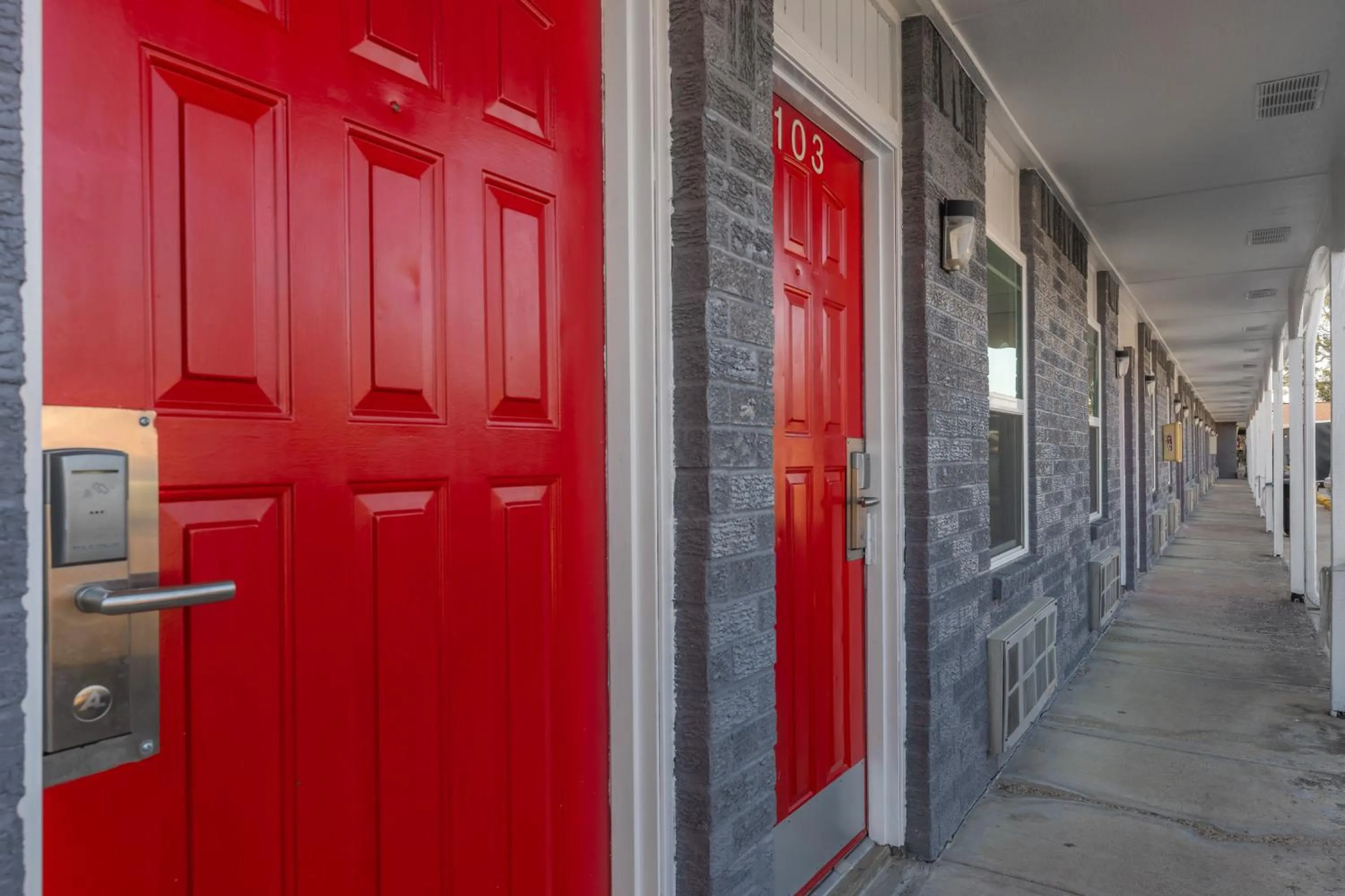 Property building in Golden Inn Dallas by Hotel O