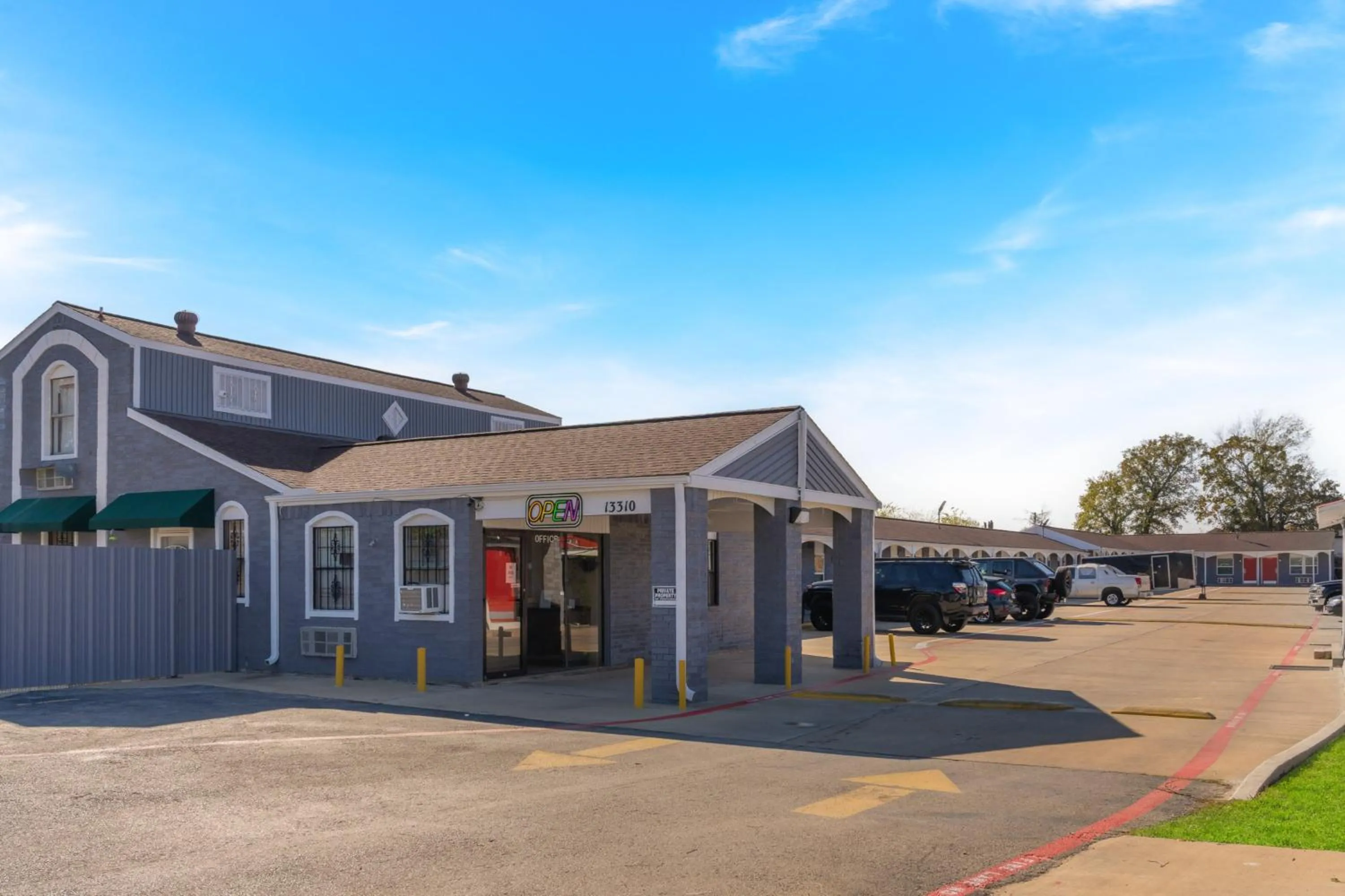 Property building in Golden Inn Dallas by Hotel O