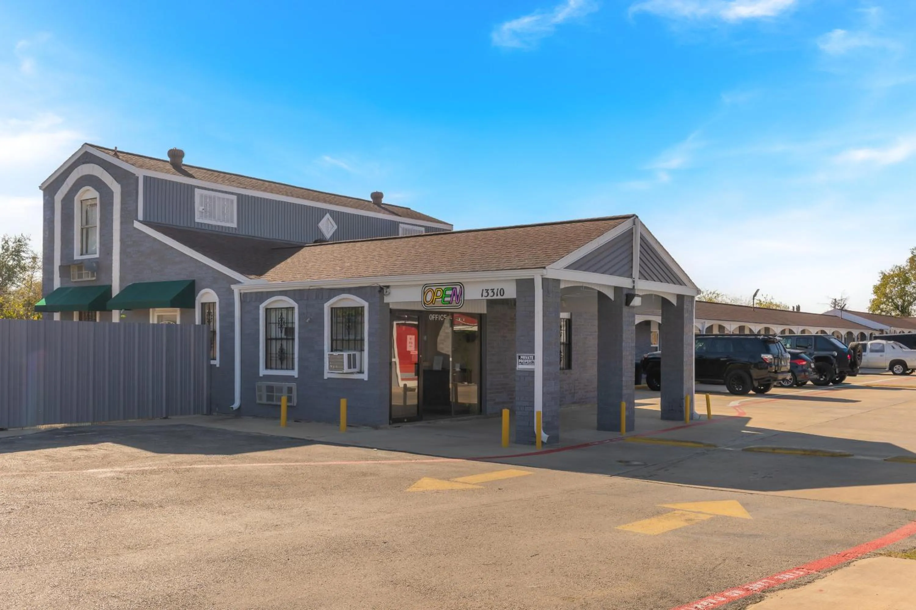 Property building in Golden Inn Dallas by Hotel O