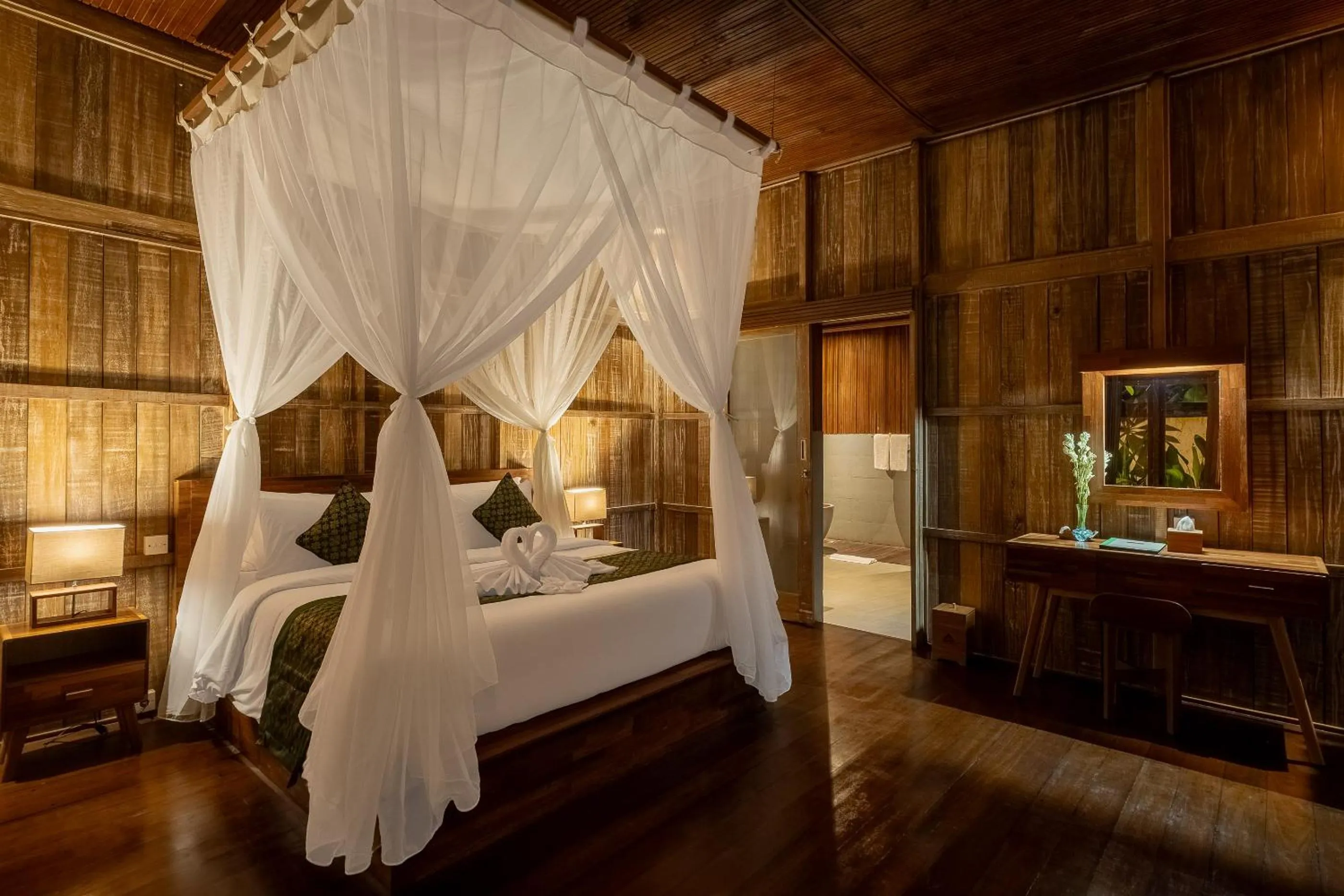 Bed in The Ulon Ubud Villa