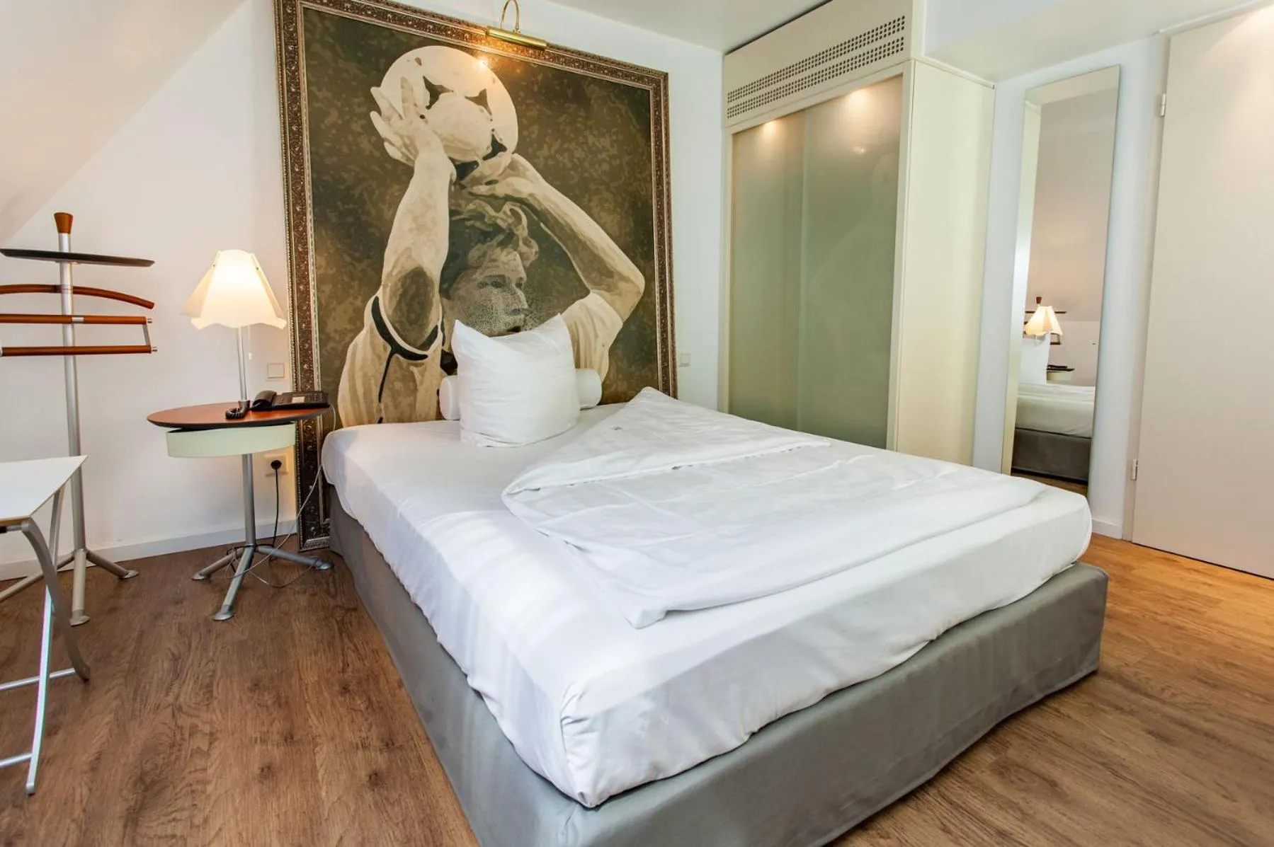 Bed in Hotel der Lennhof