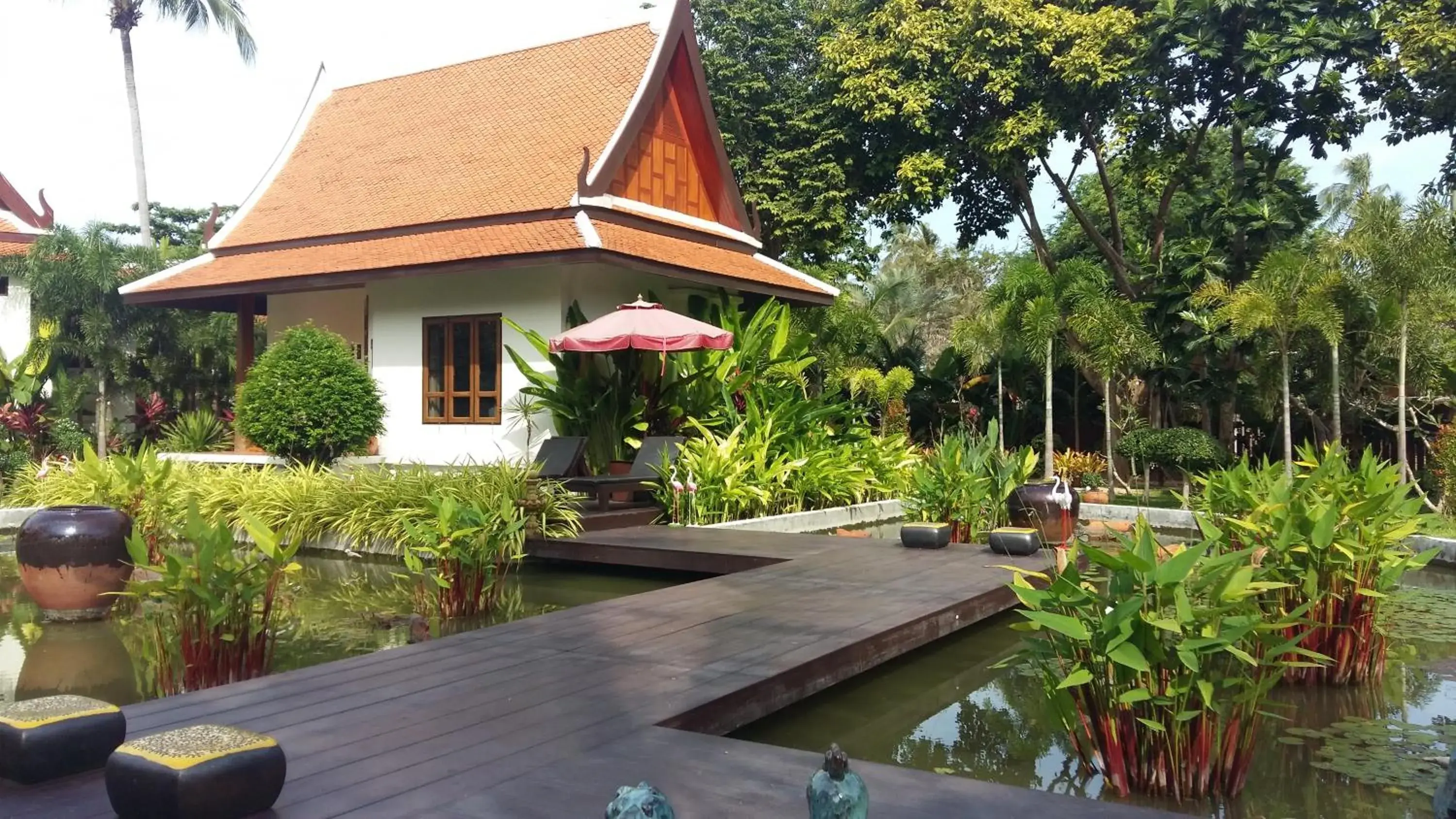 Garden view, Property Building in Baan Thai Lanta Resort
