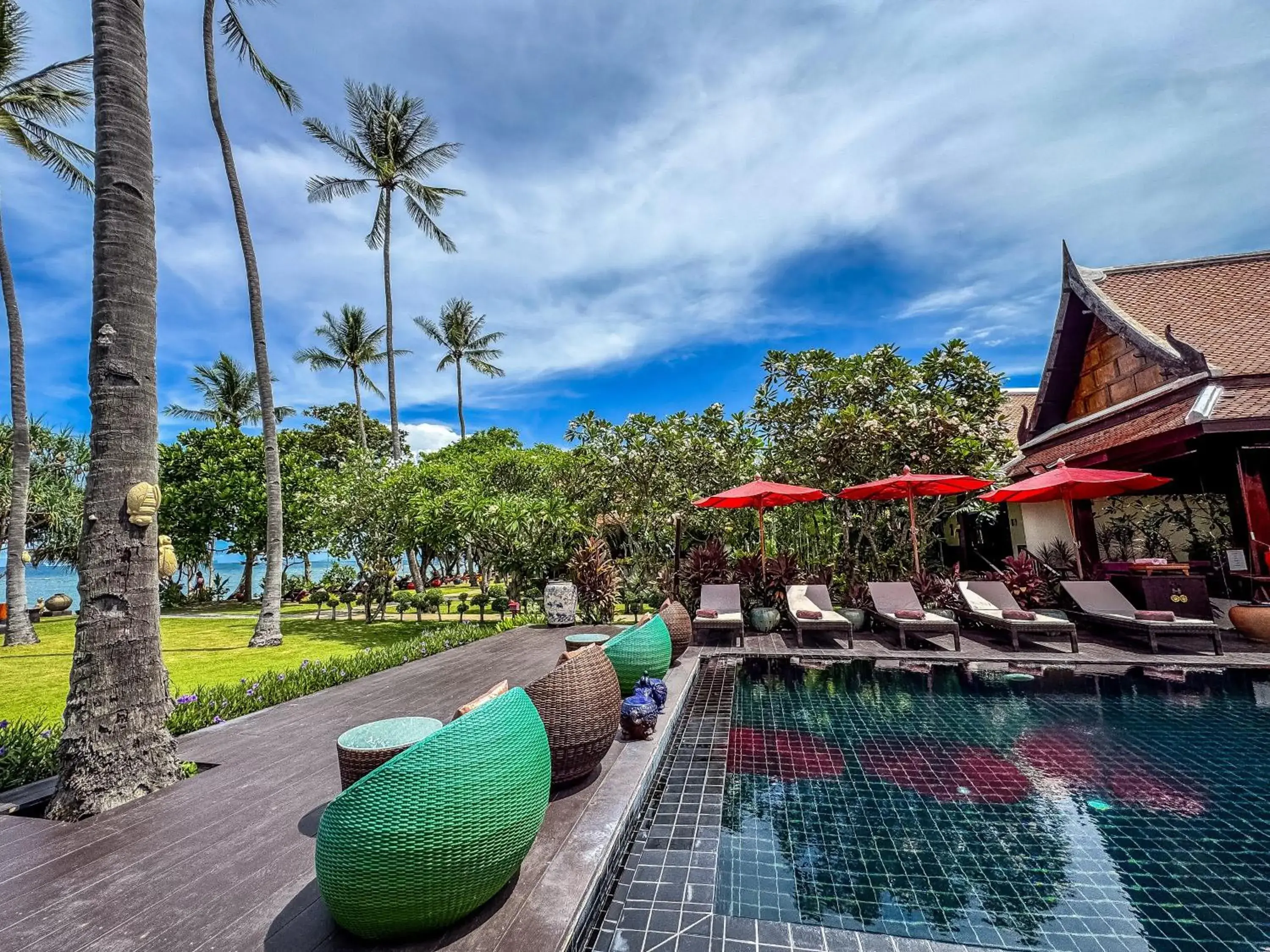 Swimming pool in Baan Thai Lanta Resort Swimming pool in Baan Thai Lanta Resort