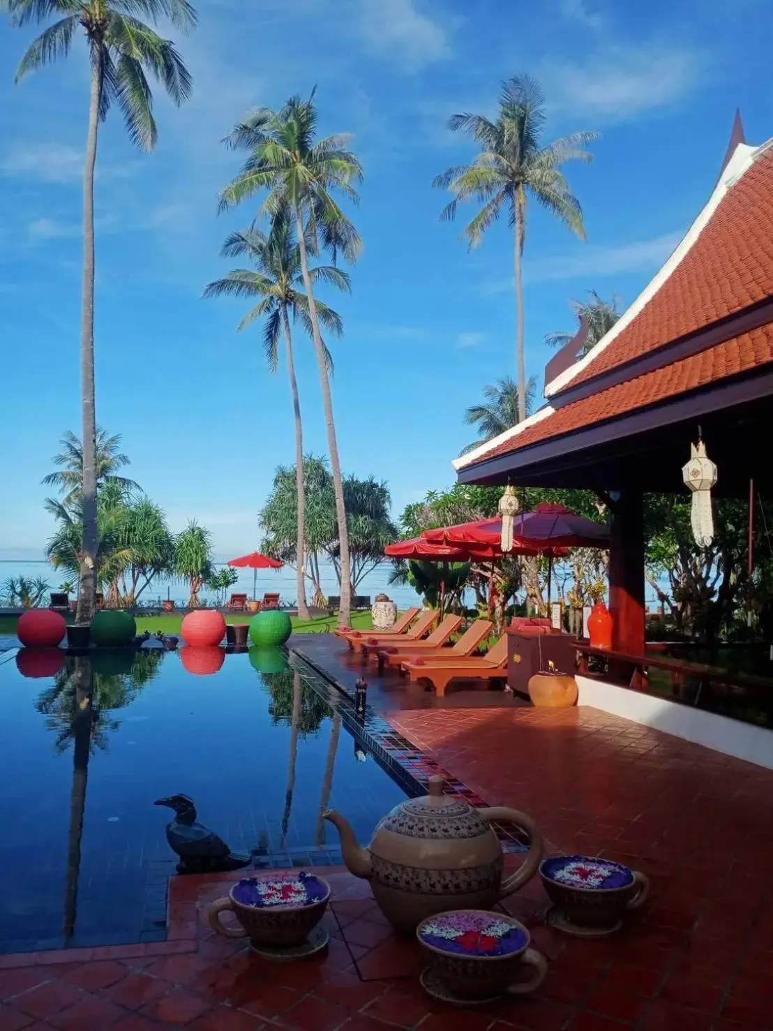 Pool view in Baan Thai Lanta Resort