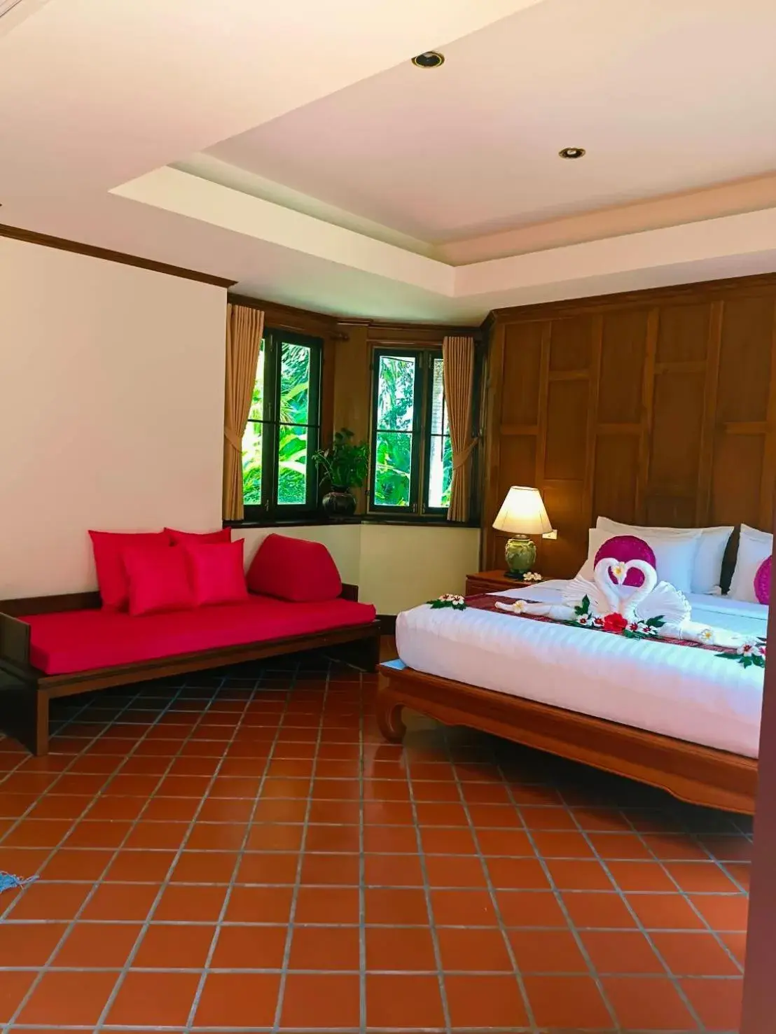 Bedroom in Baan Thai Lanta Resort