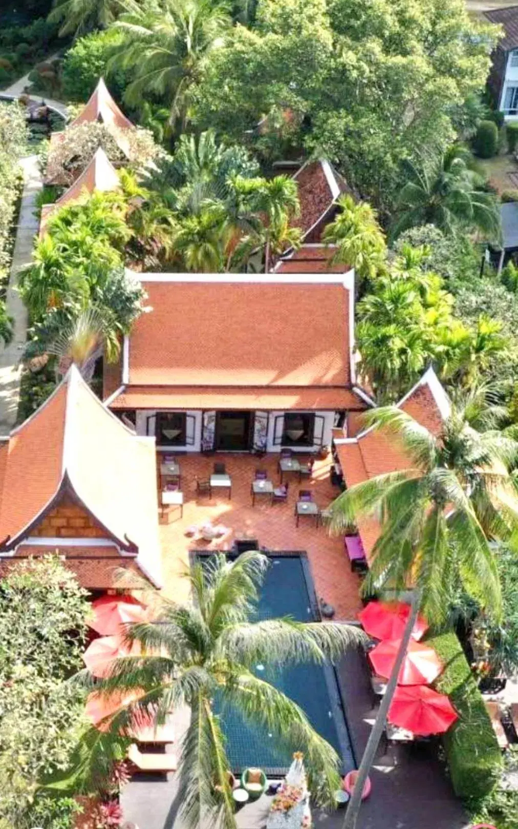 Property building, Bird's-eye View in Baan Thai Lanta Resort