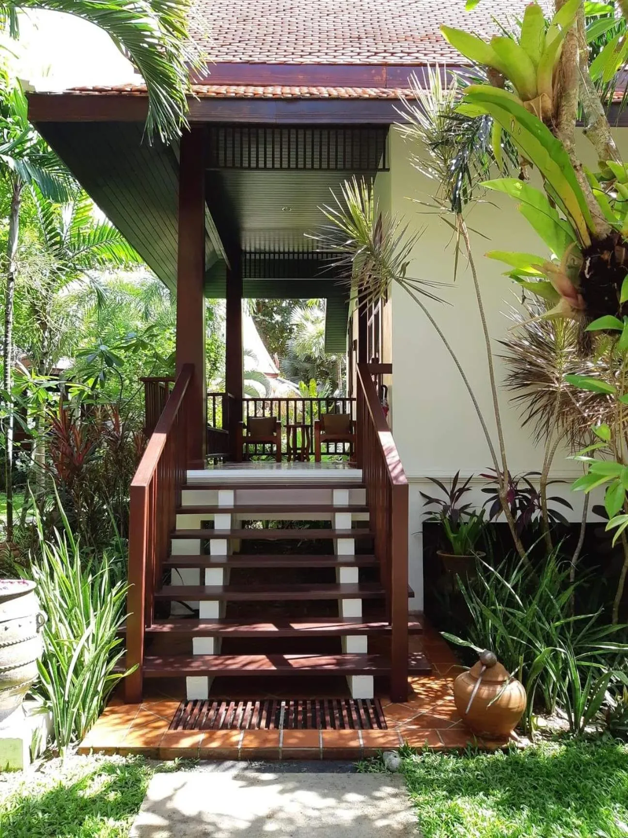 Patio in Baan Thai Lanta Resort