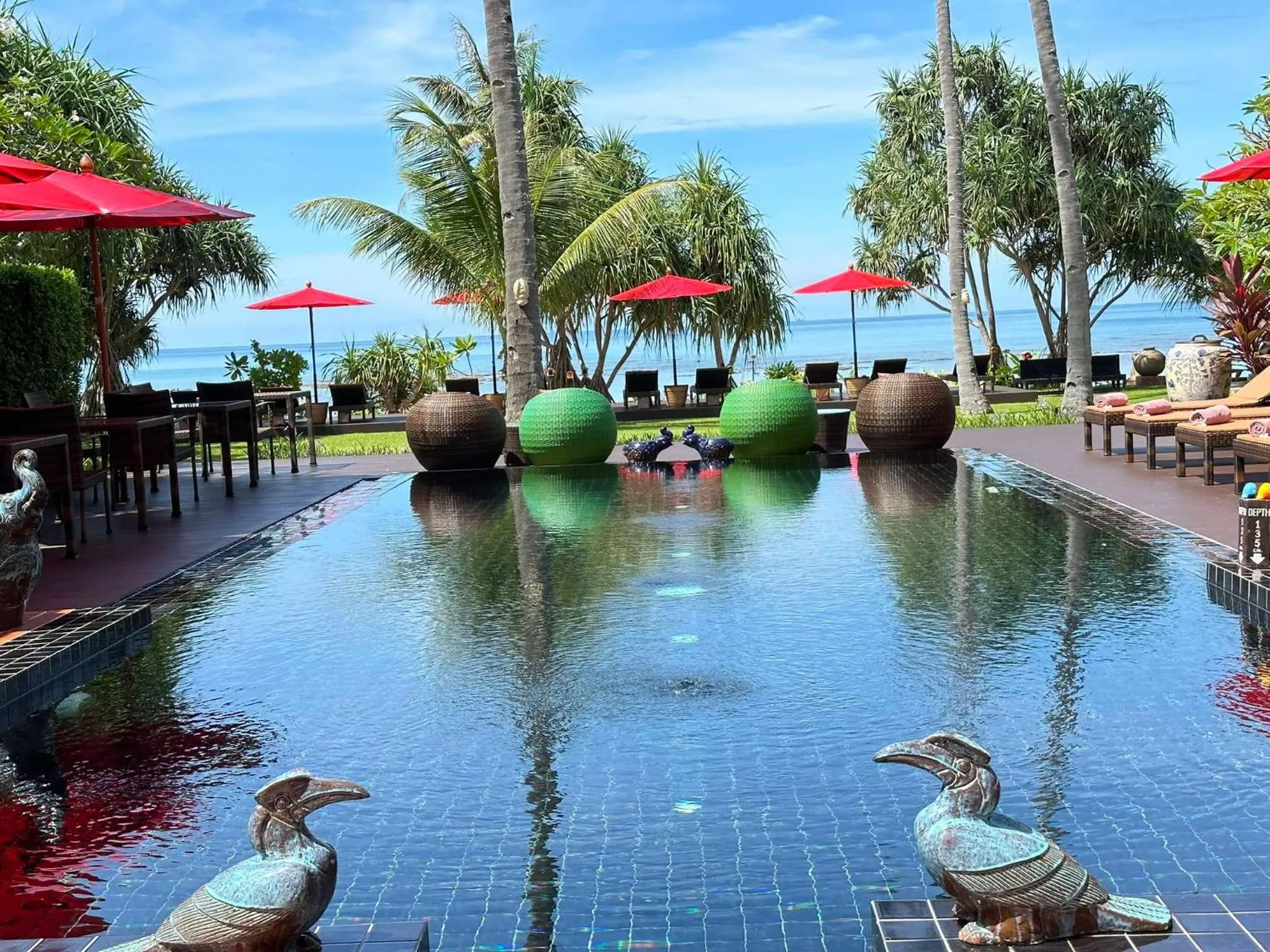 Pool view in Baan Thai Lanta Resort