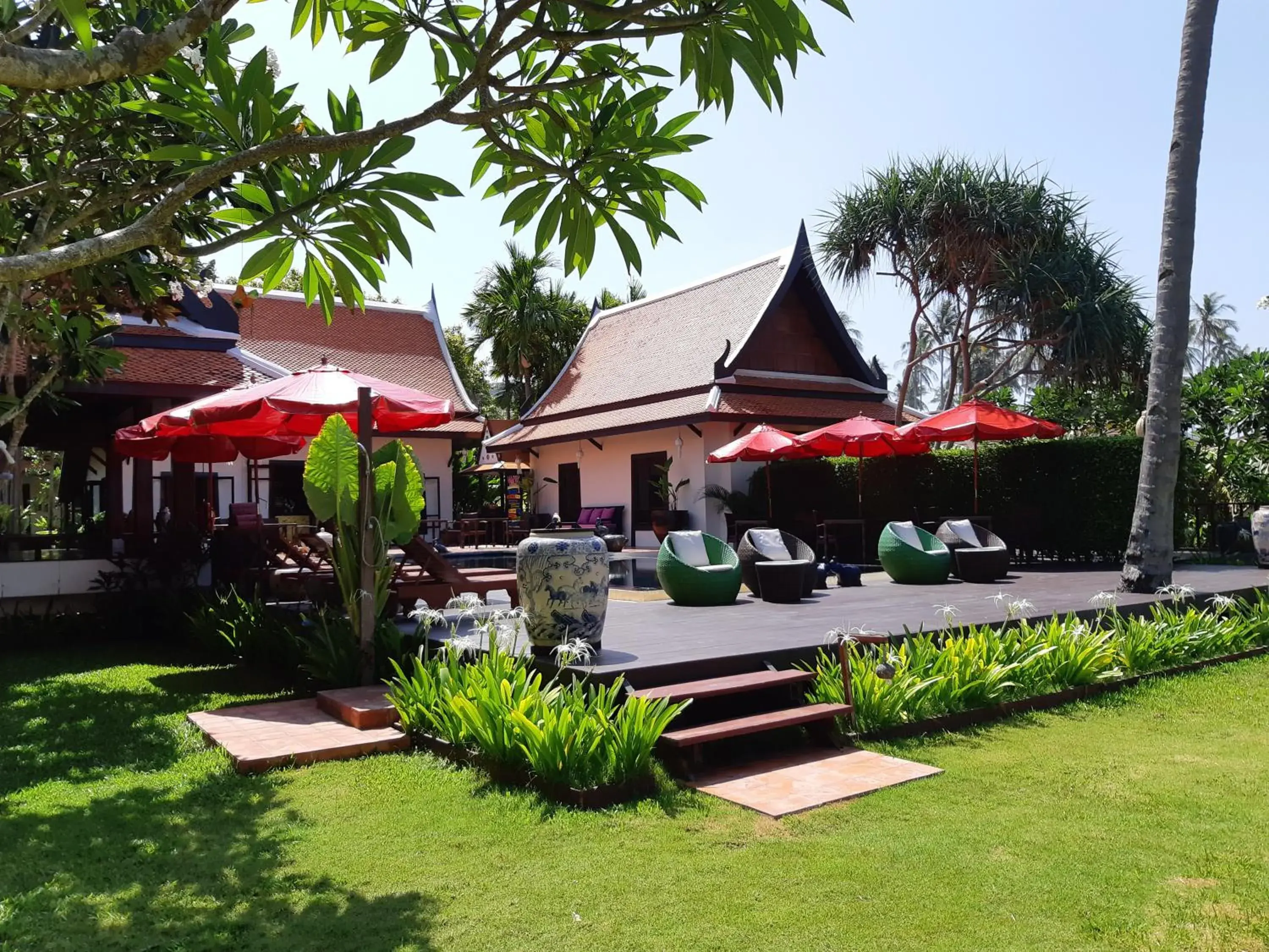 Garden, Property Building in Baan Thai Lanta Resort