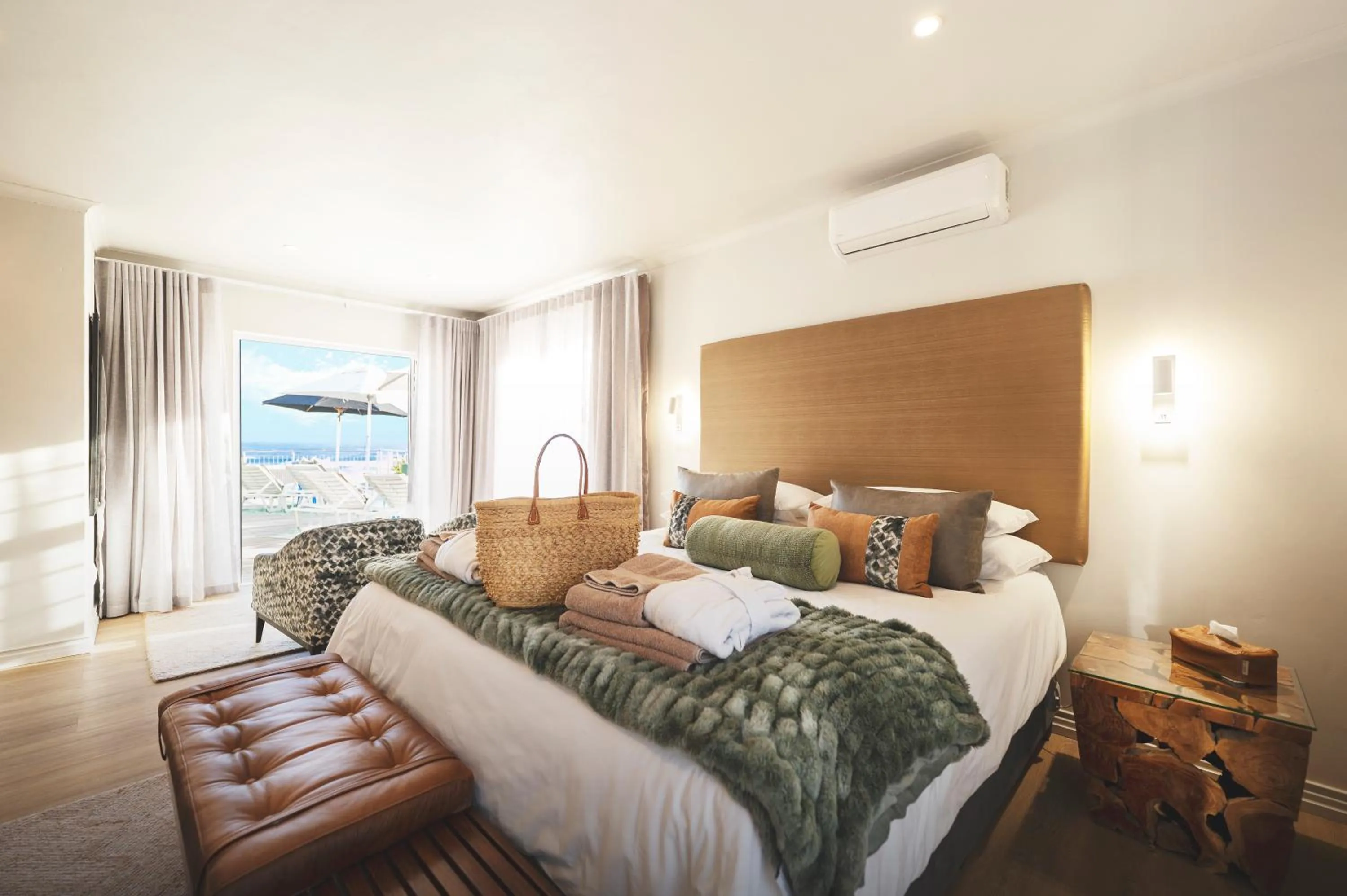 Bedroom, Bed in Beach Villa Wilderness