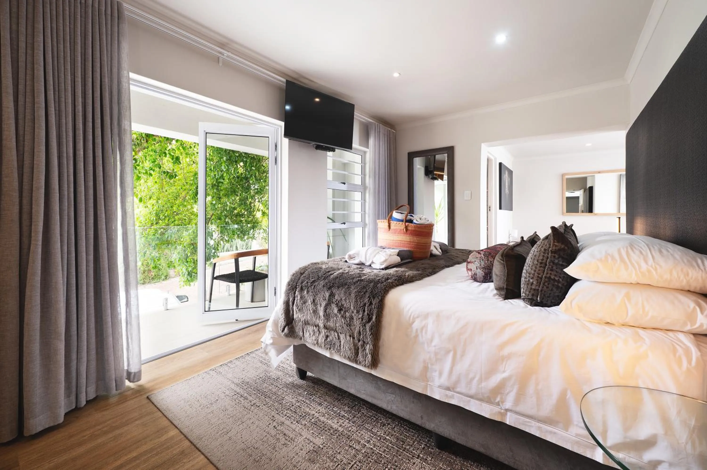 Bed in Beach Villa Wilderness