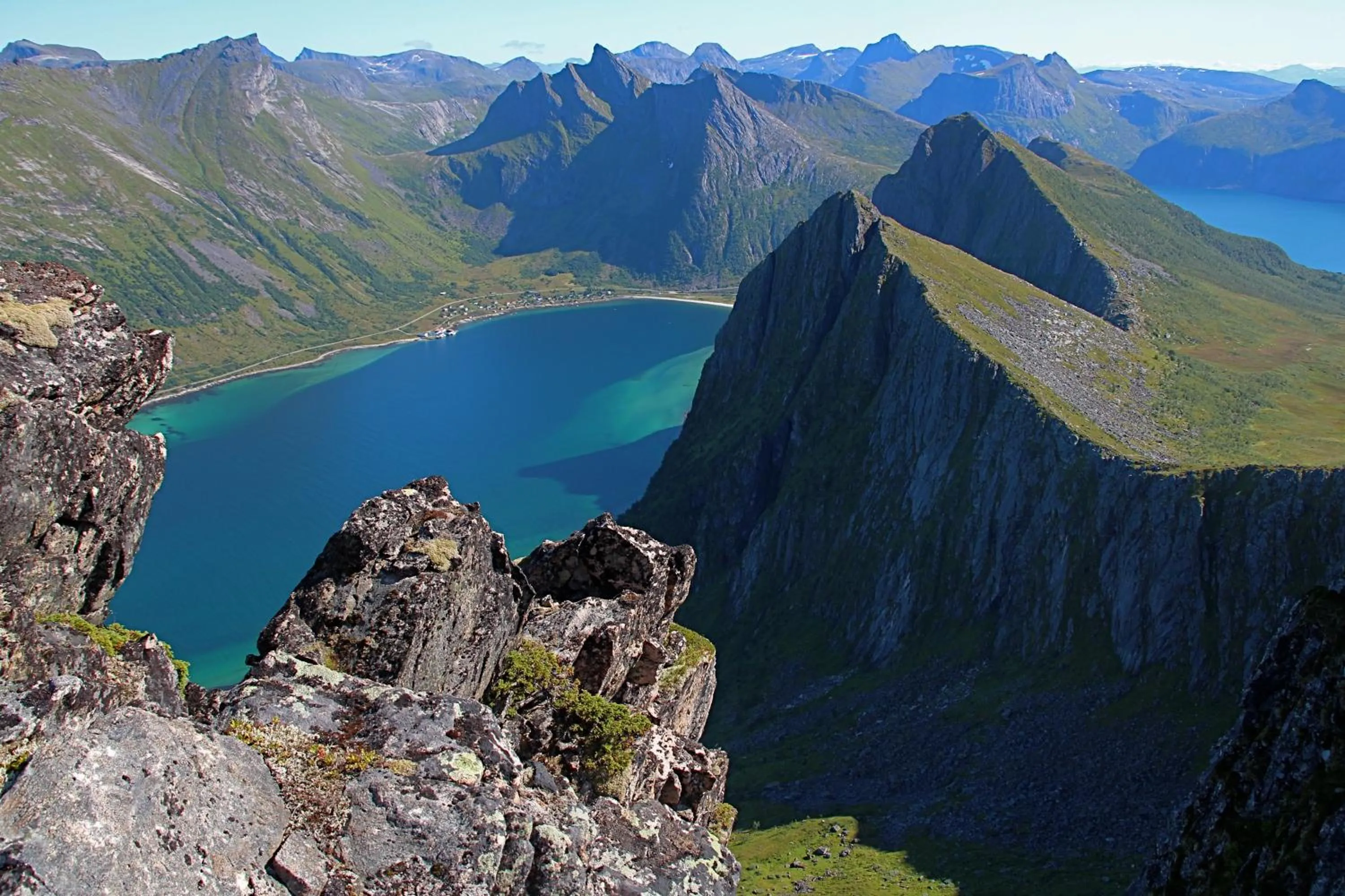 Natural landscape in Hamn i Senja