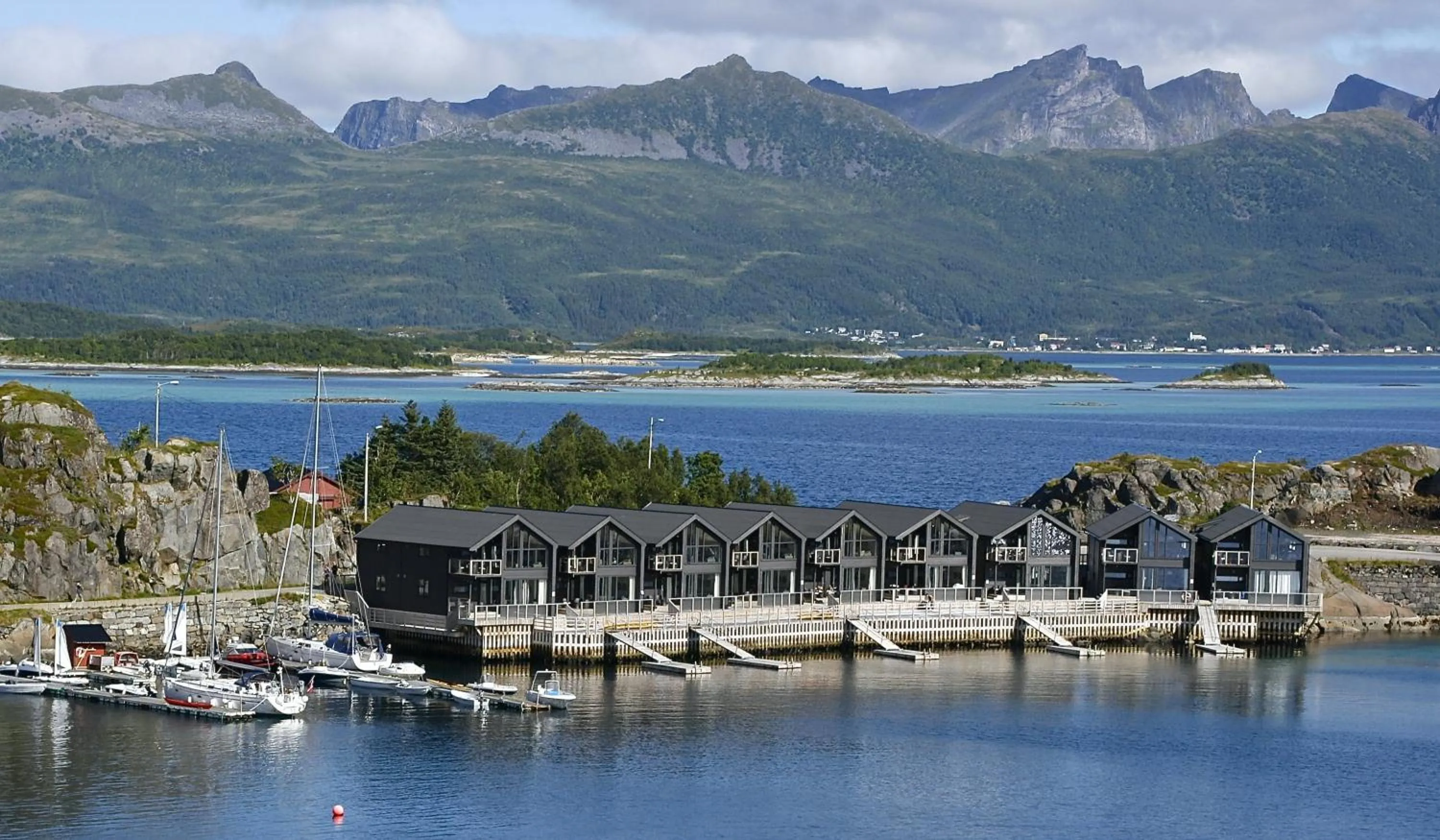 Bird's eye view in Hamn i Senja