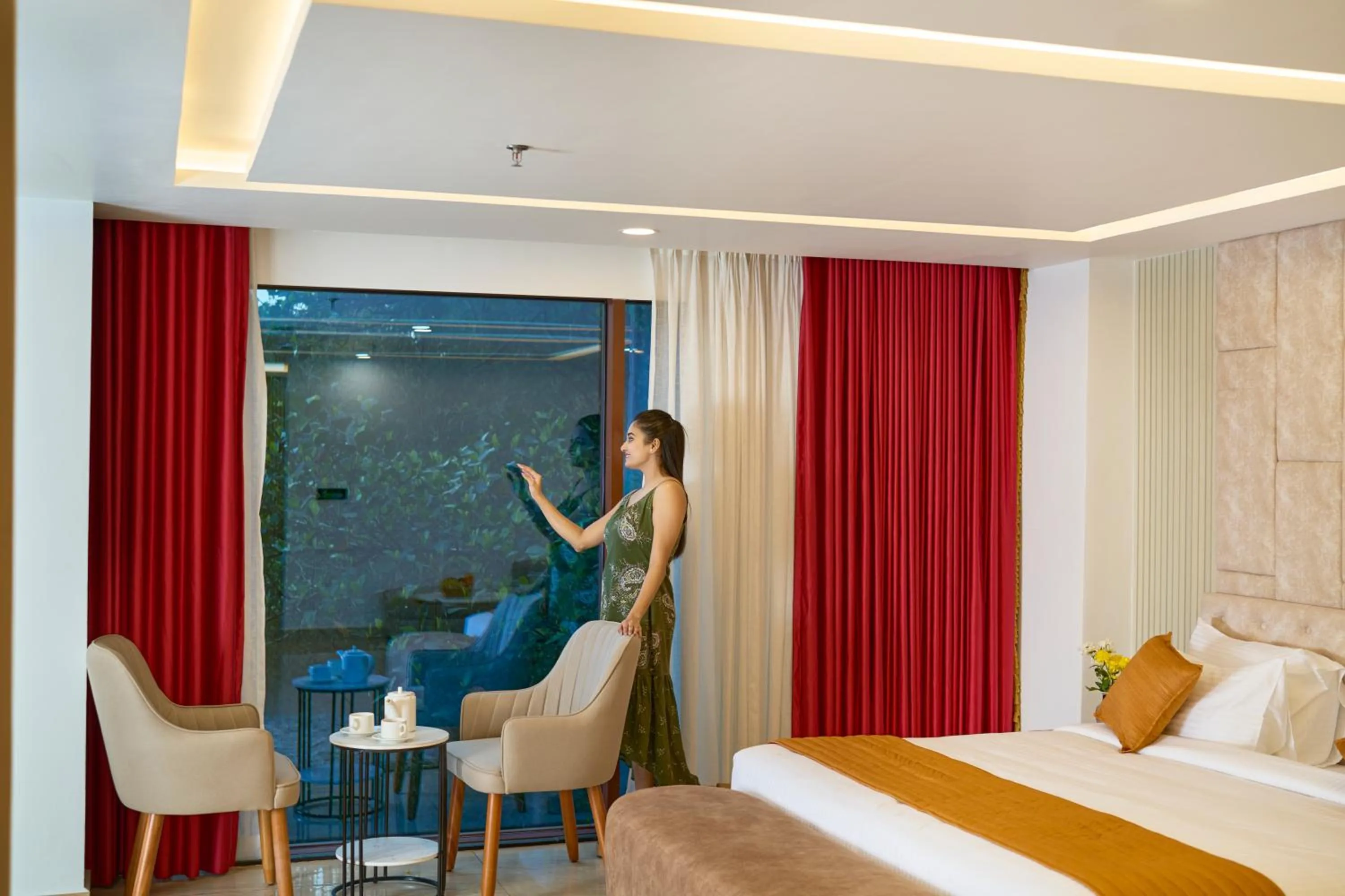 Photo of the whole room, Bed in Serene Horizon