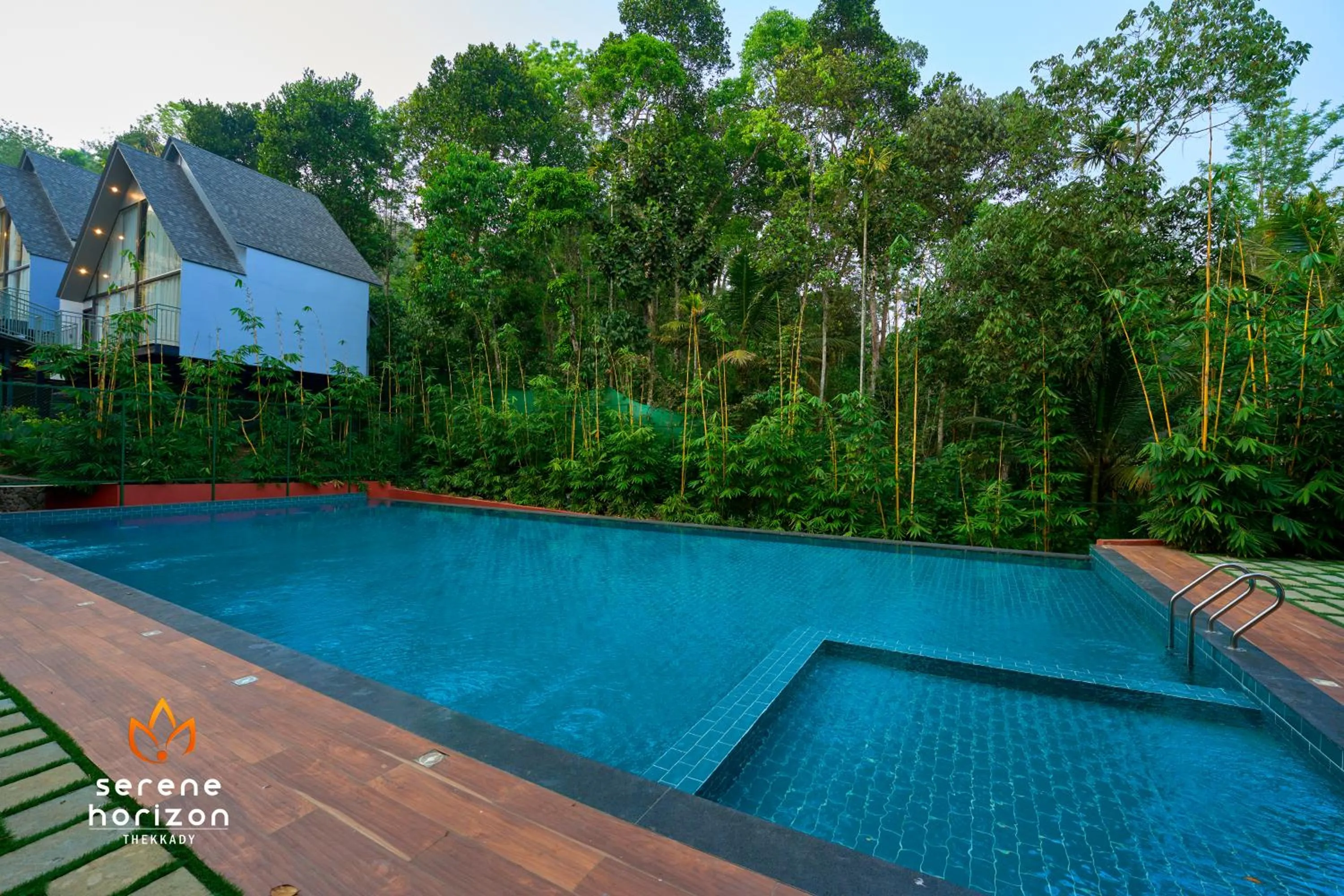 Pool view in Serene Horizon