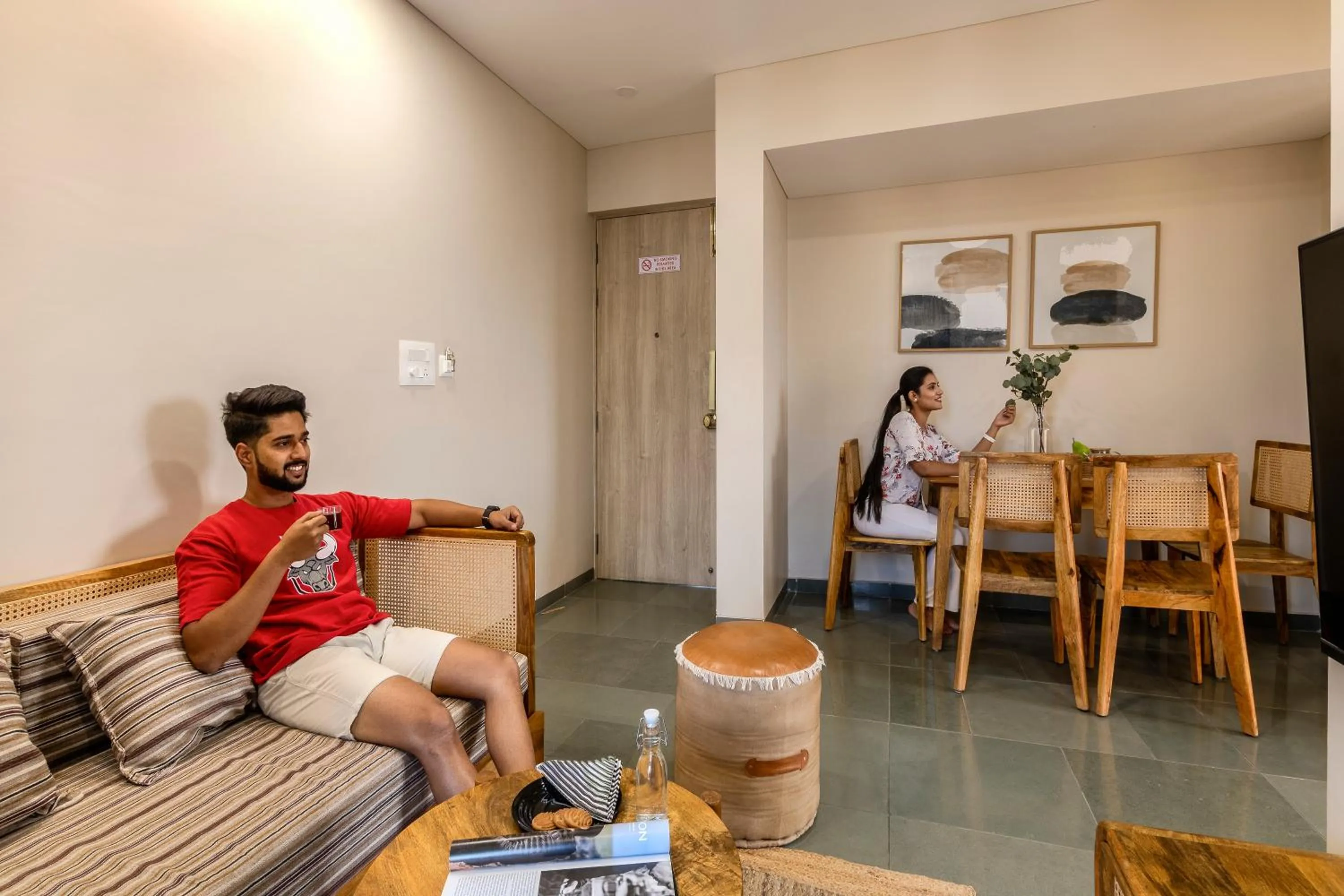 Bedroom, Guests in Hotel Tattva Suites