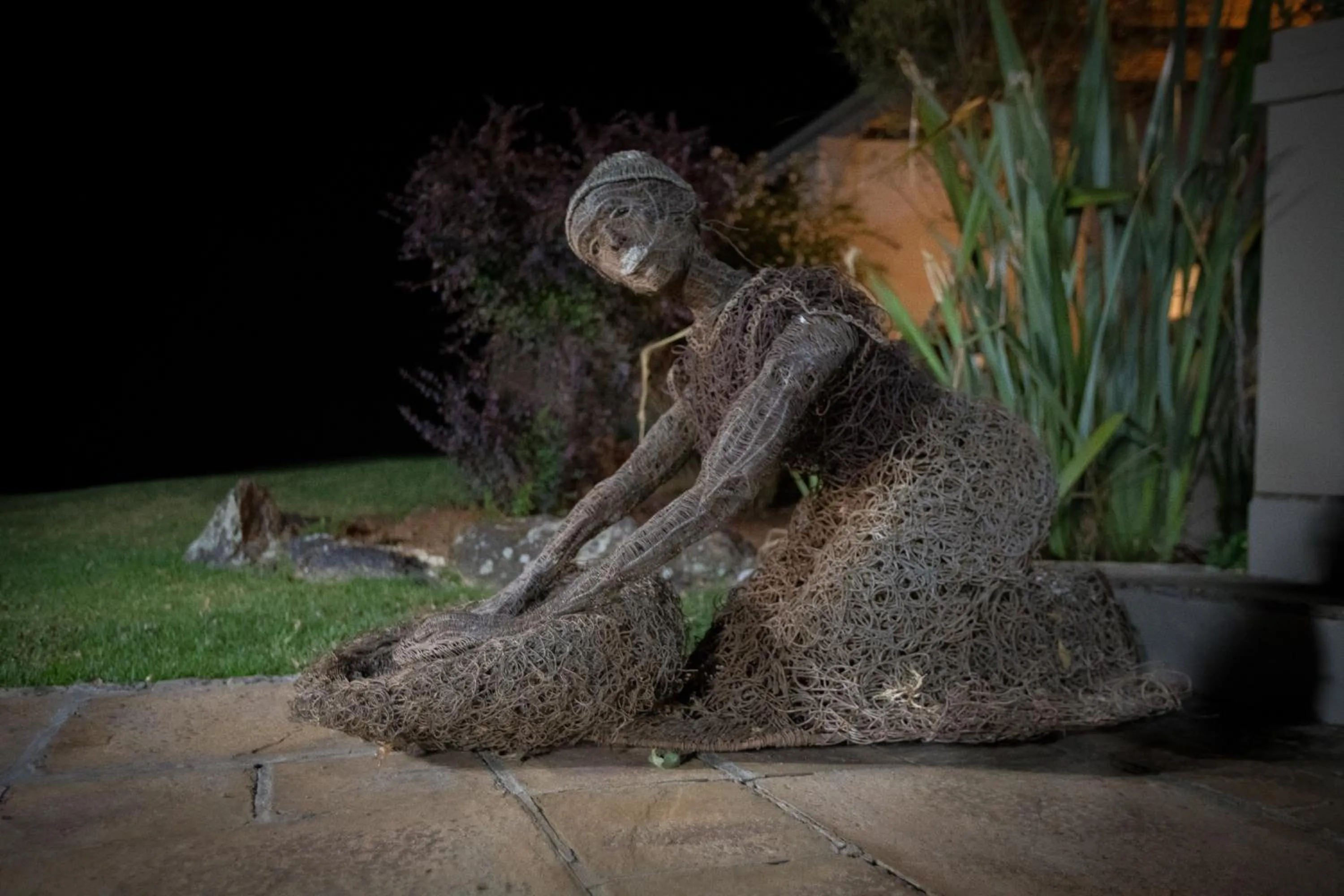 Garden view in Swartberg Private Game Lodge