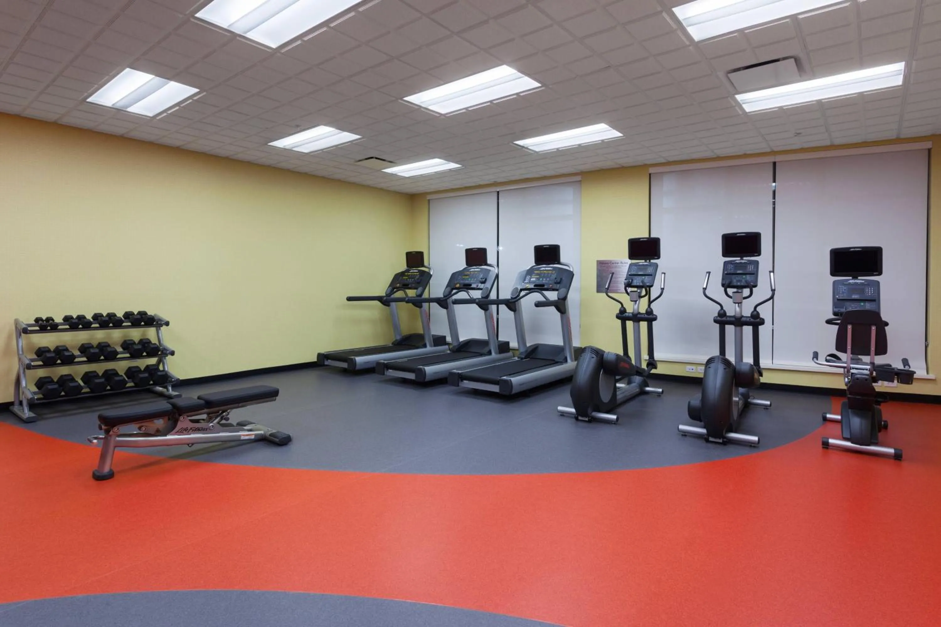 Fitness centre/facilities in Courtyard by Marriott San Angelo