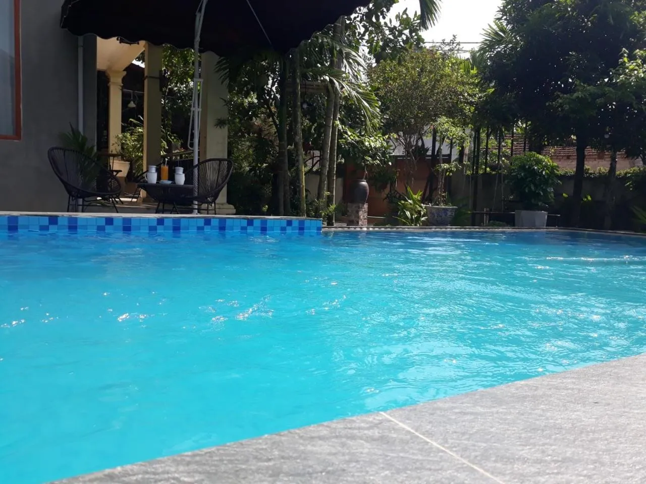 Pool view in An Phu Homestay