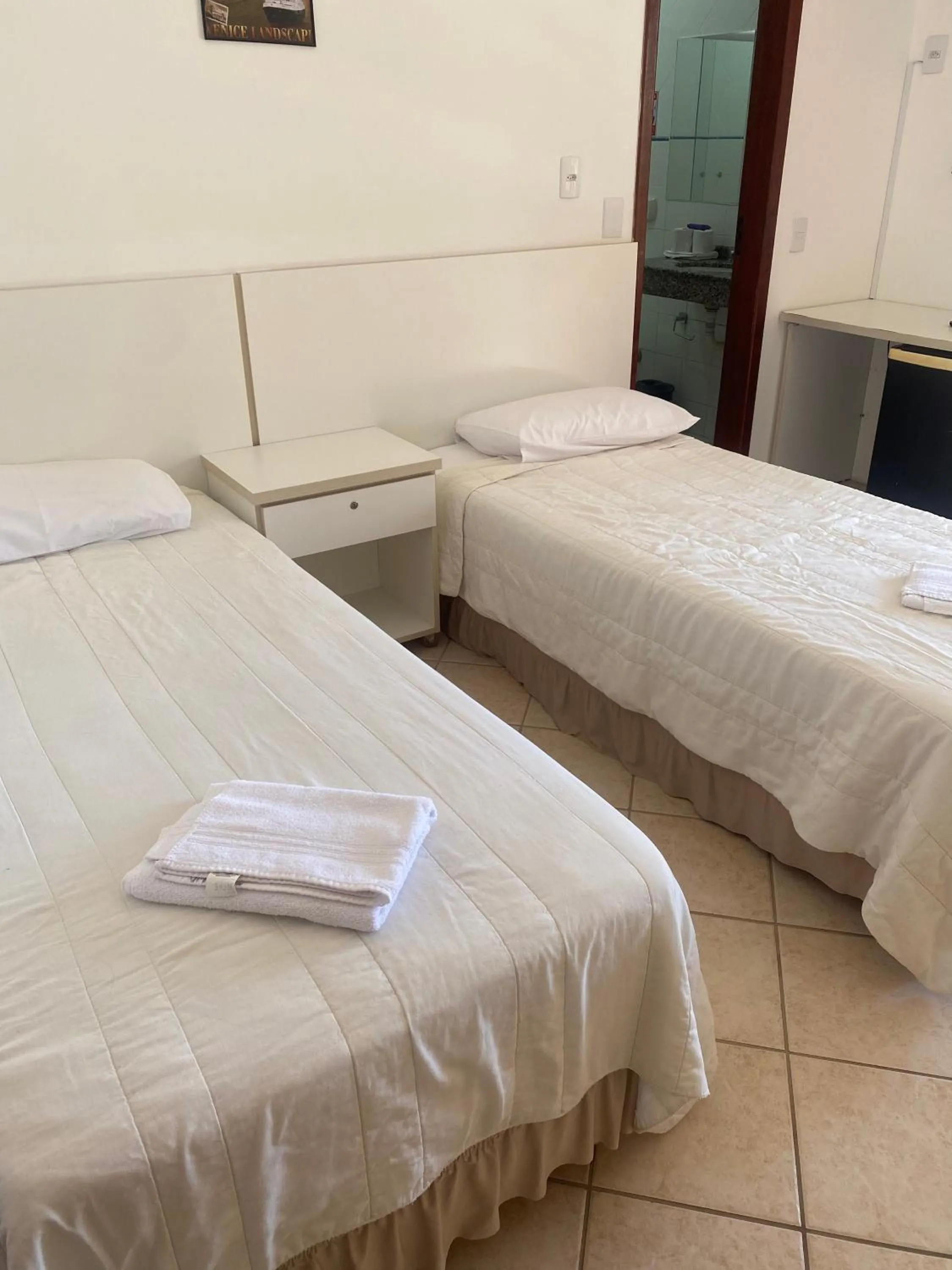 Bed in Pousada Ana Julia