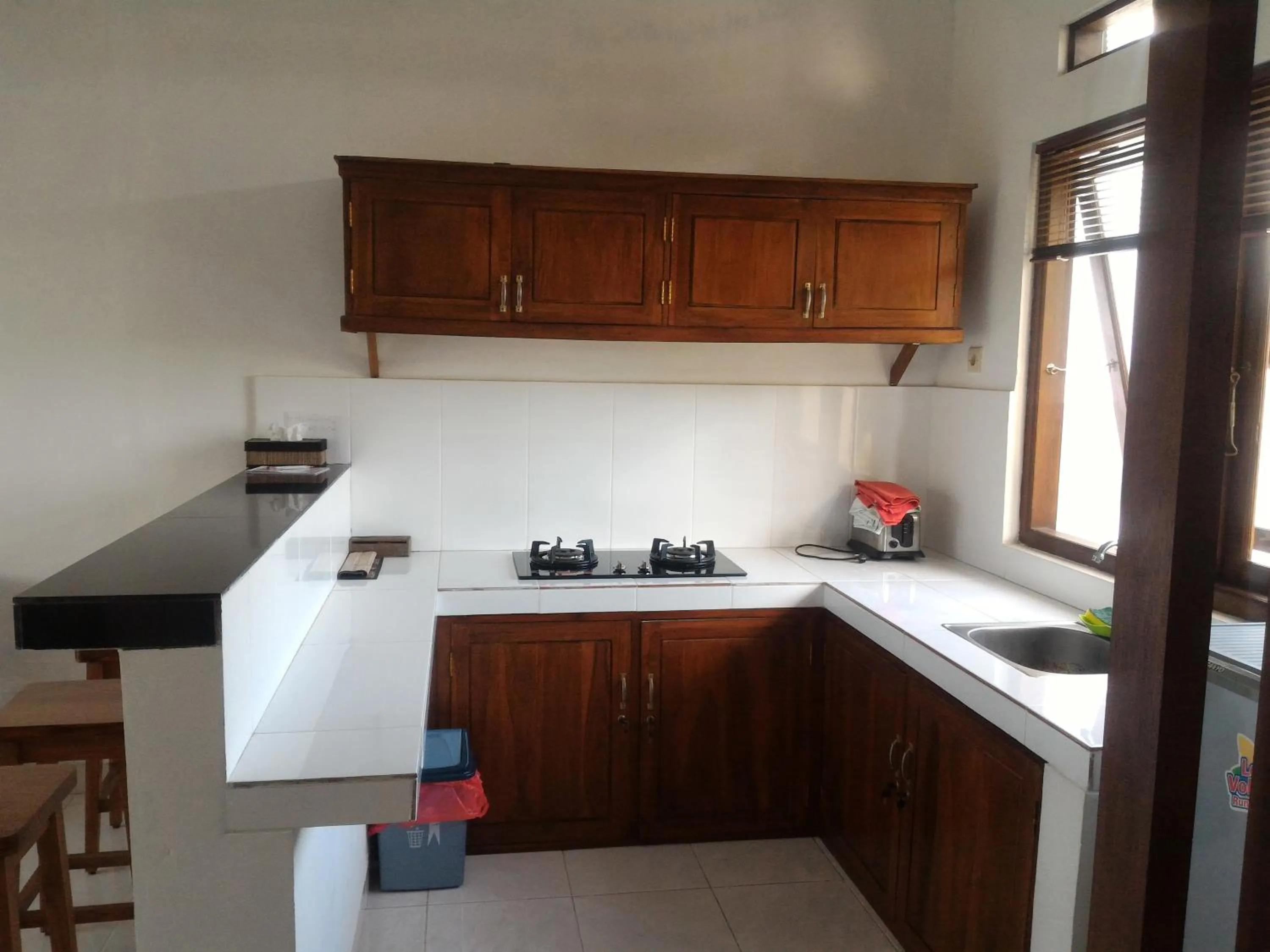 Kitchen or kitchenette in Villa Dencarik