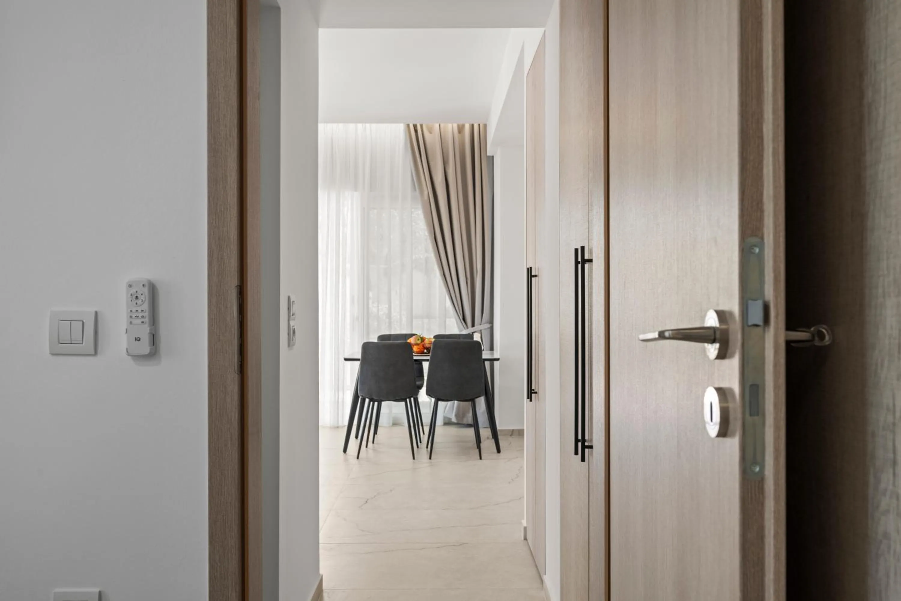Dining area in Dora Apartments