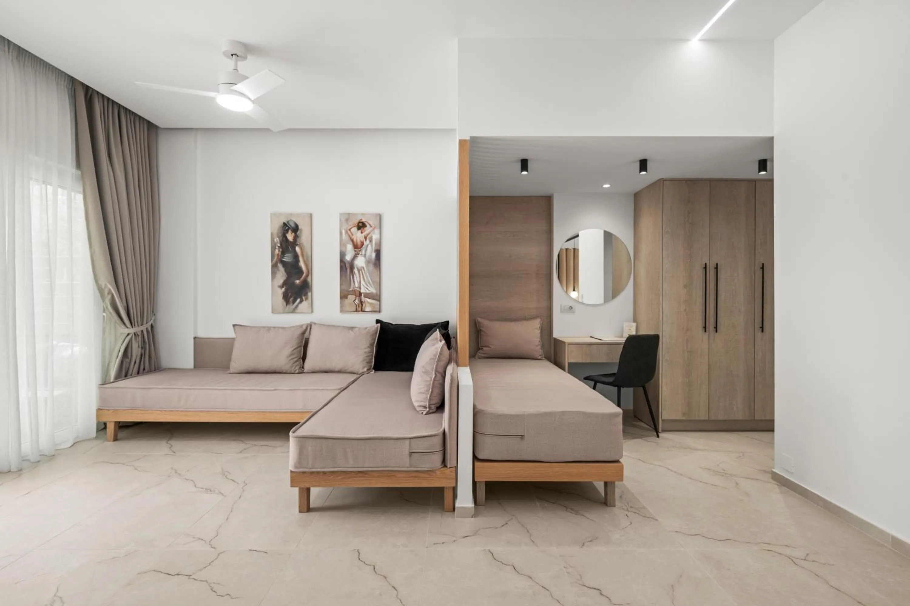 Bed in Dora Apartments