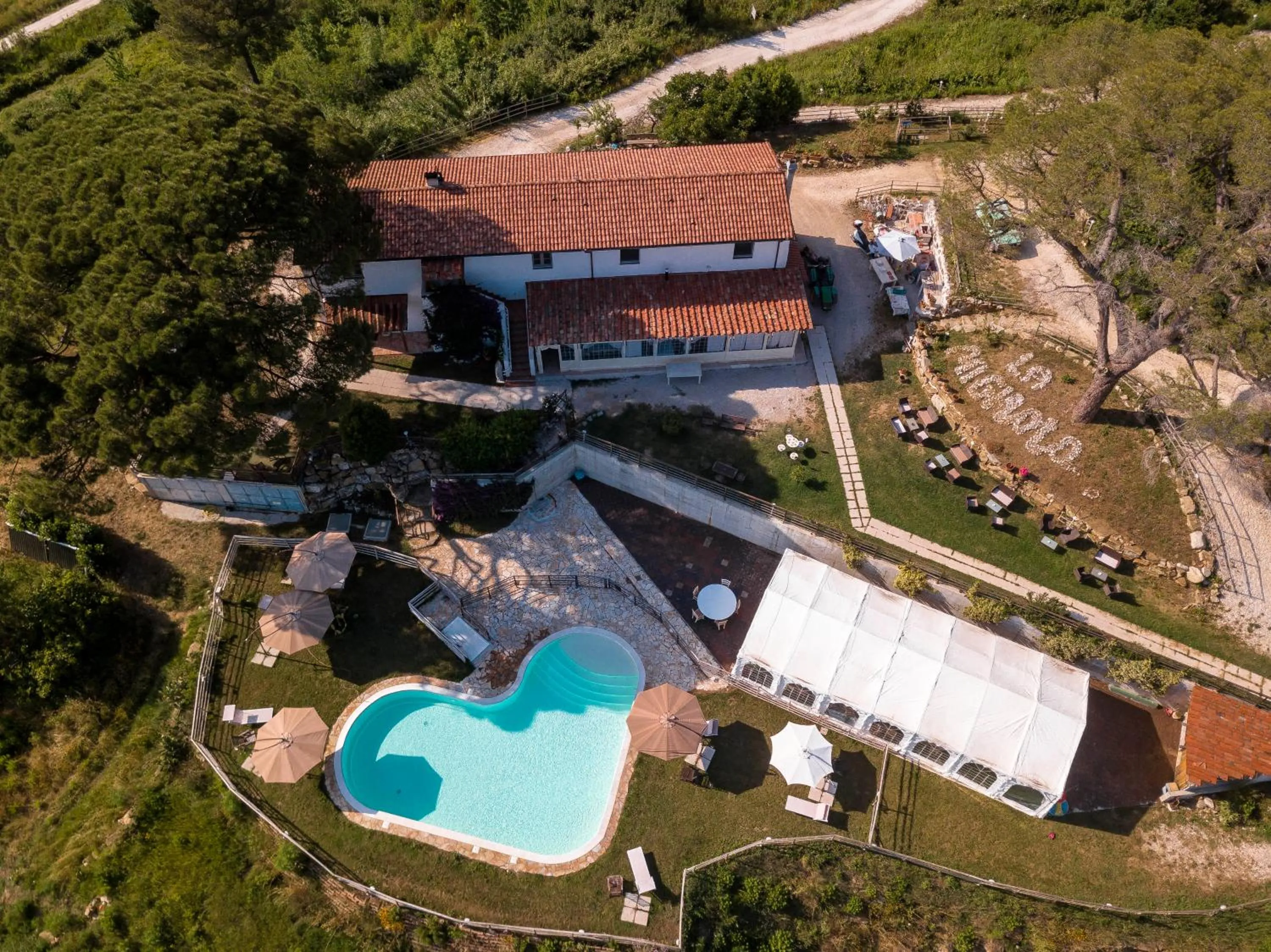 Bird's eye view in Agriturismo La Mignola