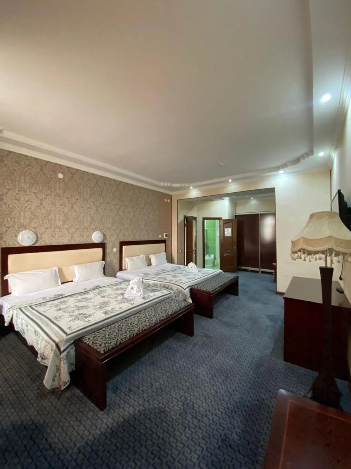 Bed in Sary Arka Hotel