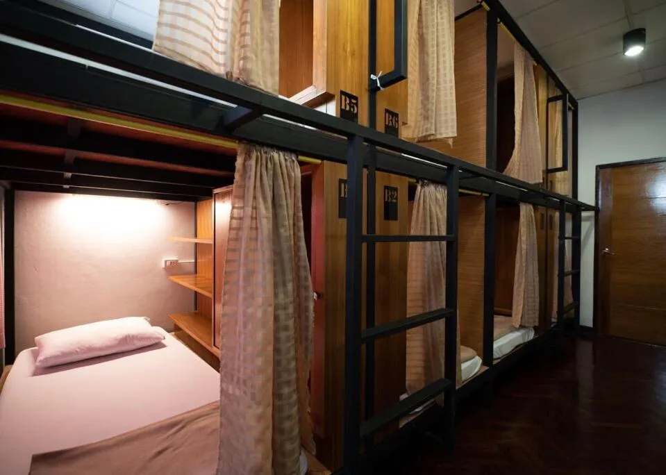 Photo of the whole room, Bed in Hansa Hostel Bangkok Khaosan
