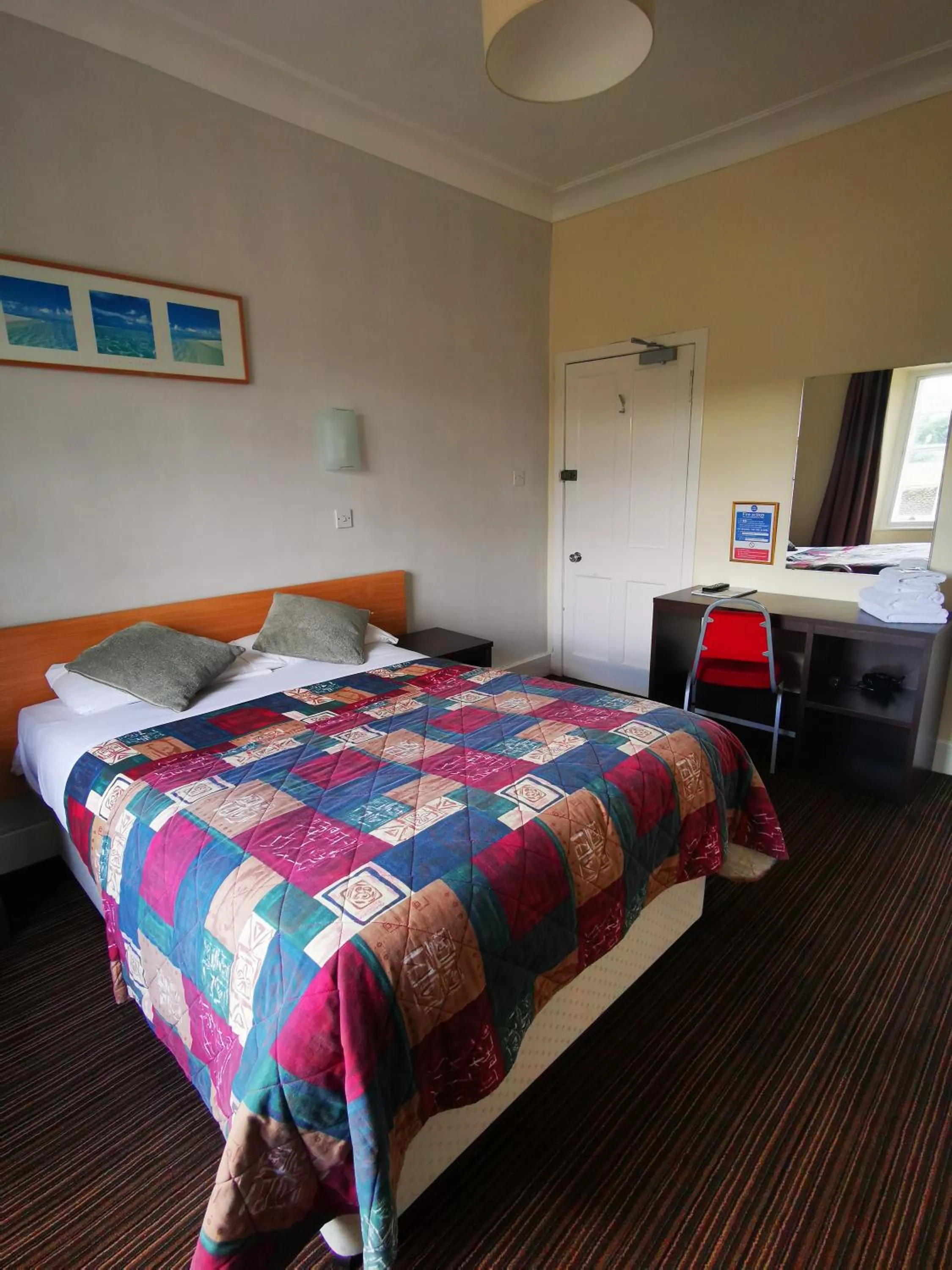 Bed in Dreadnought Hotel