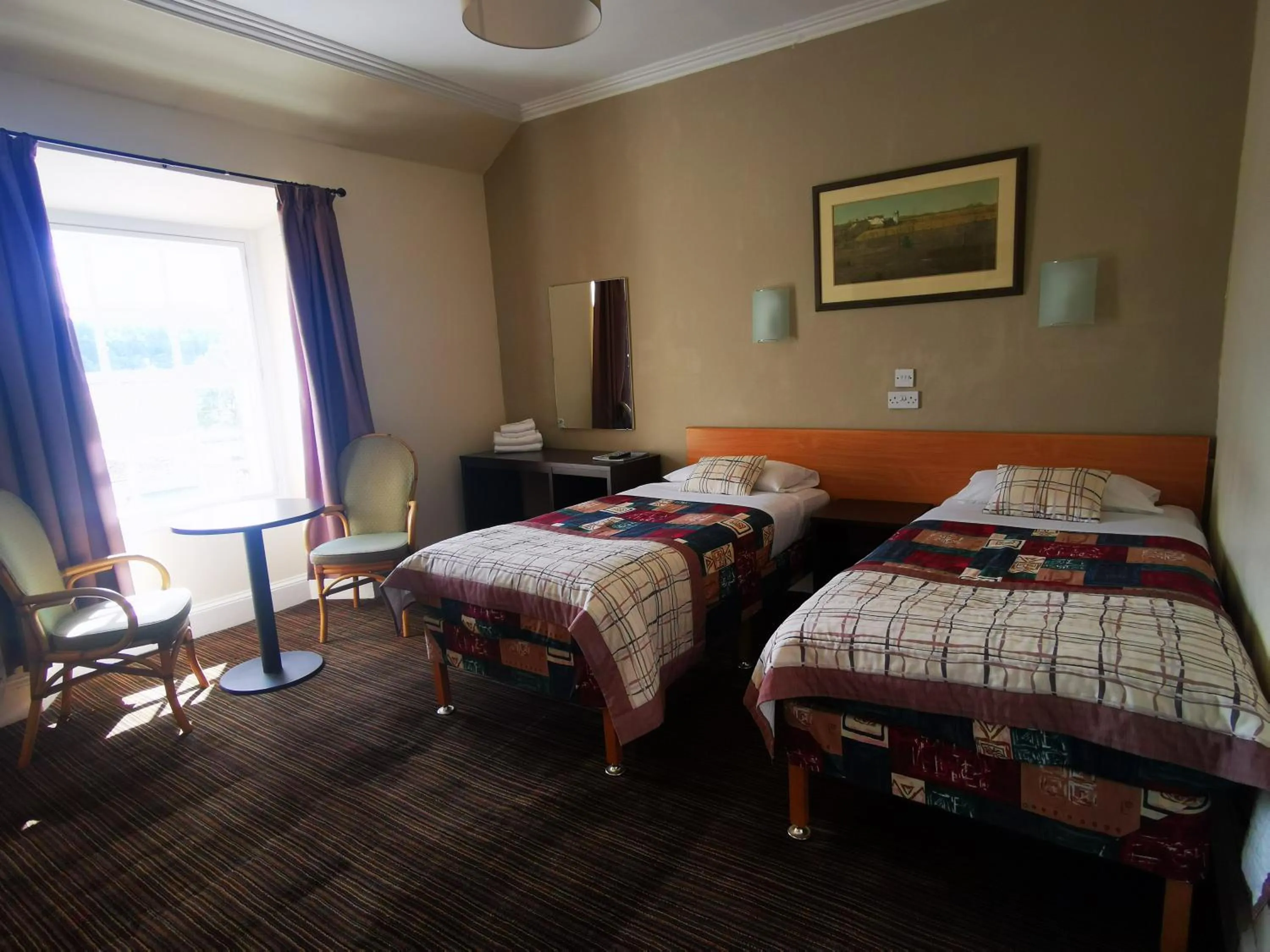 Bed in Dreadnought Hotel