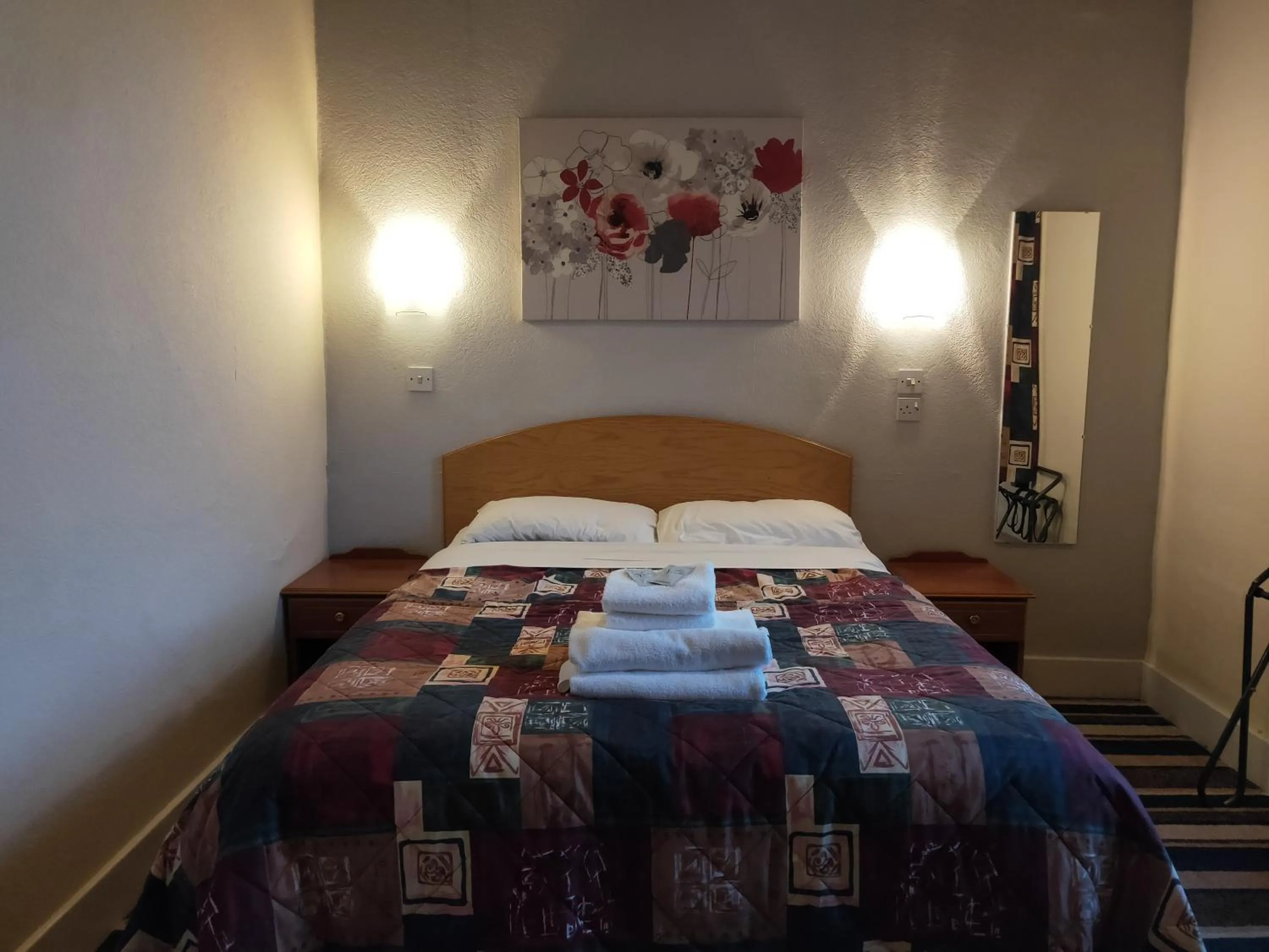 Bed in Dreadnought Hotel